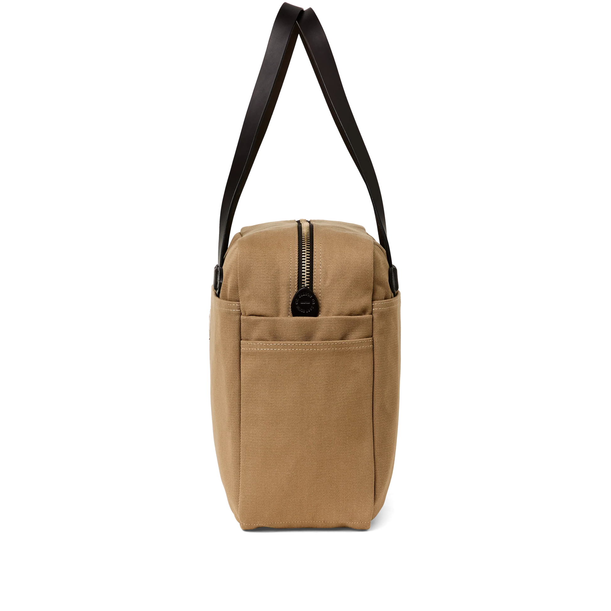 Filson Rugged Twill Zipper Tote Bag — Tan — view 3