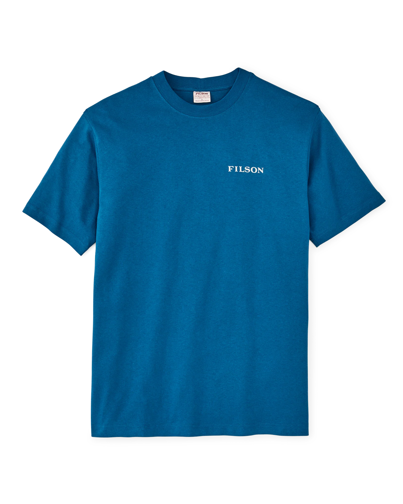 Filson Frontier Logo T-Shirt — Sapphire — front view