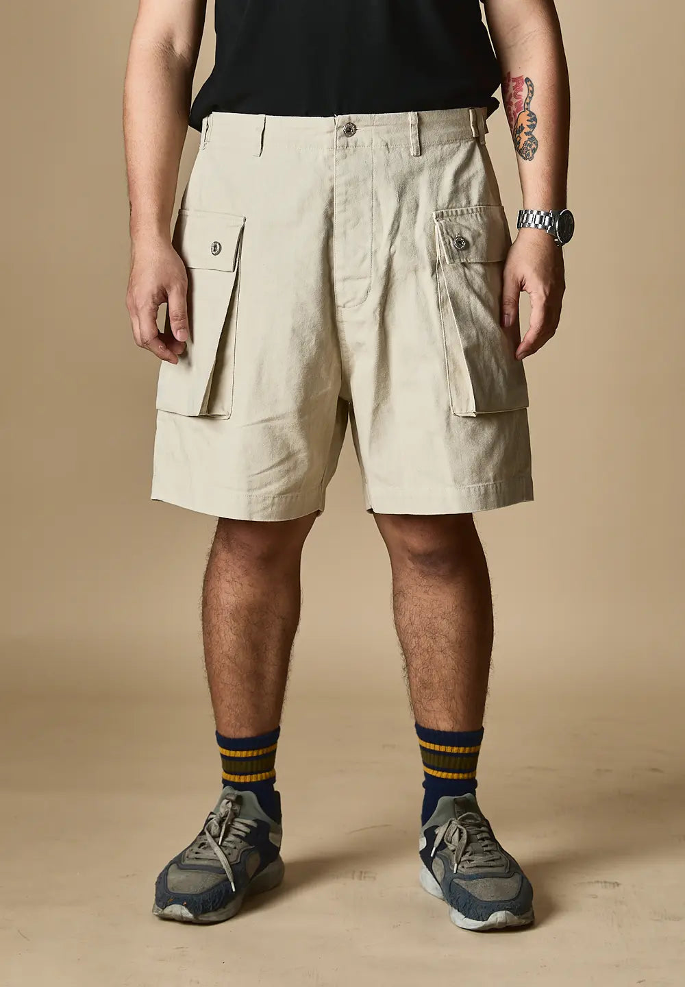 LEGS CO MONKEY SHORTS - STONE