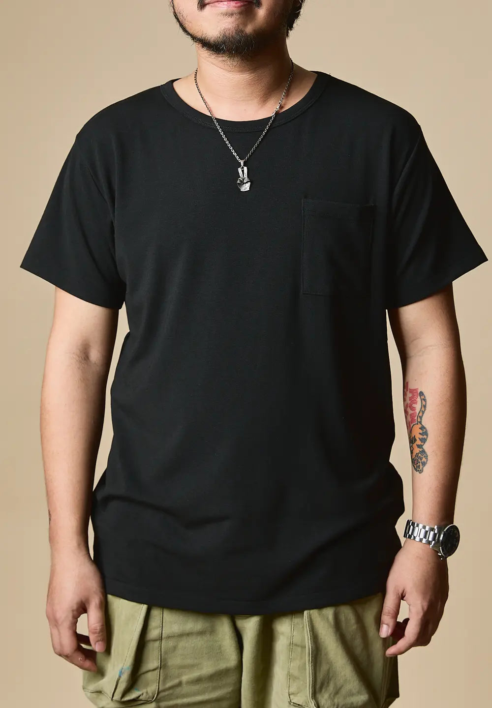 TELLURIDE POCKET T-SHIRT - BLACK