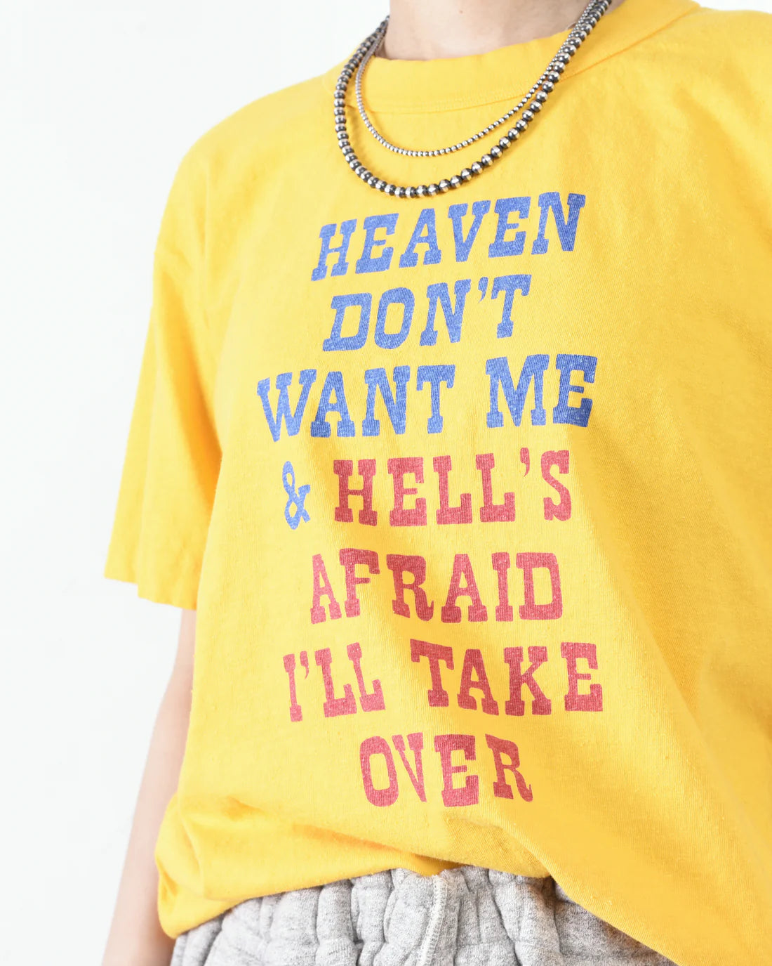 UNISON SPECIAL THE NEP S/S TEE(HEAVENGHELL) - YELLOW