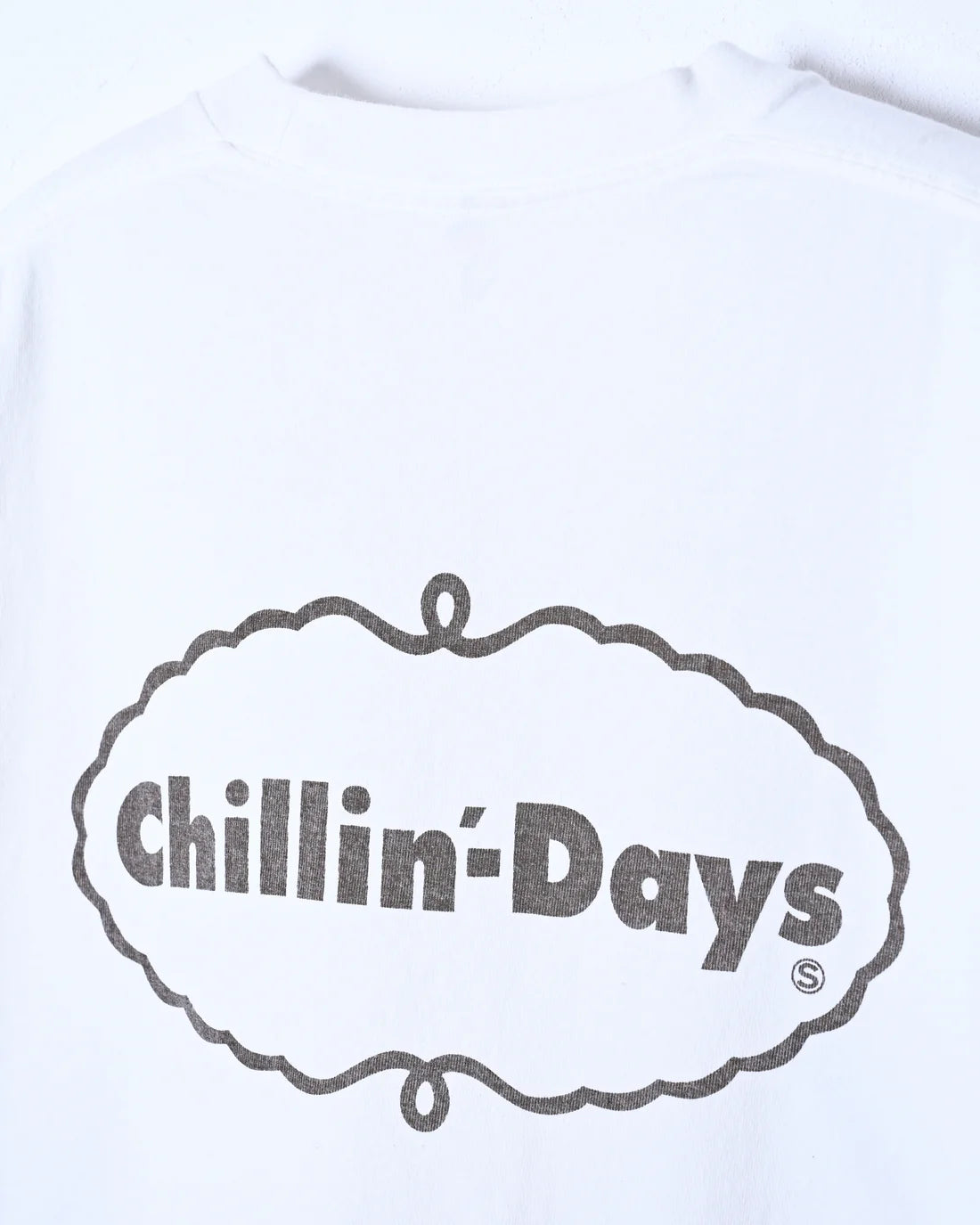 UNISON SPECIAL GIANT TUBE PG PRINT S/S TEE(CHILLIN DAY) - WHITE