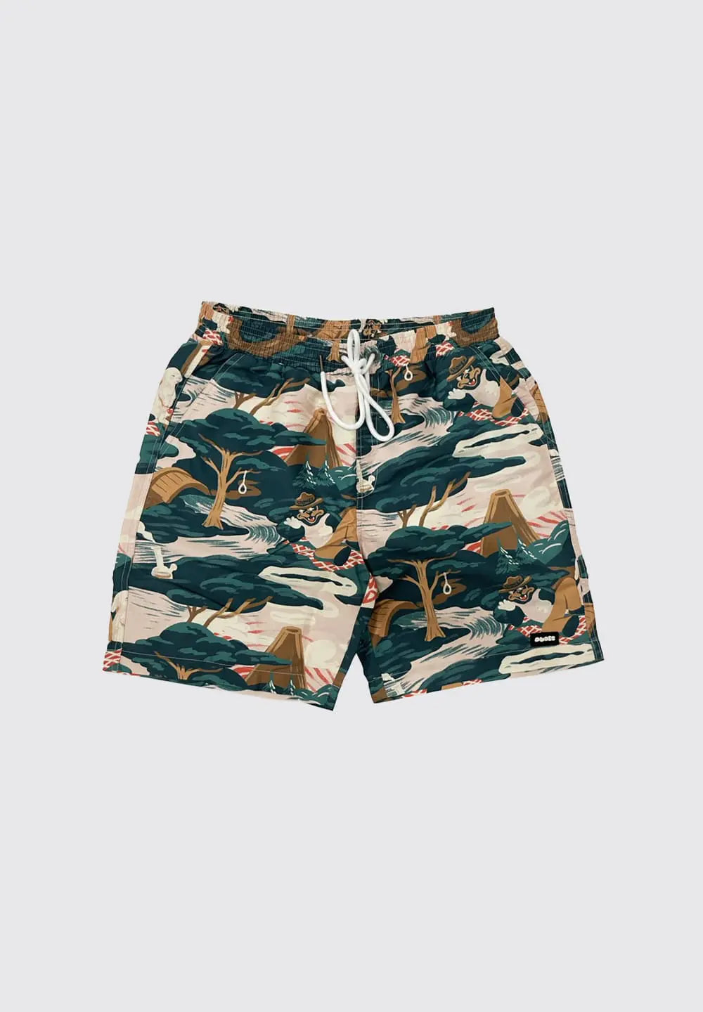 THE DUDES GREENLAND SWIM SHORTS - MULTICOLOR