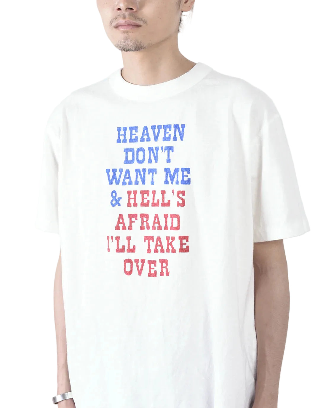 UNISON SPECIAL THE NEP S/S TEE(HEAVENGHELL) - OFF WHITE