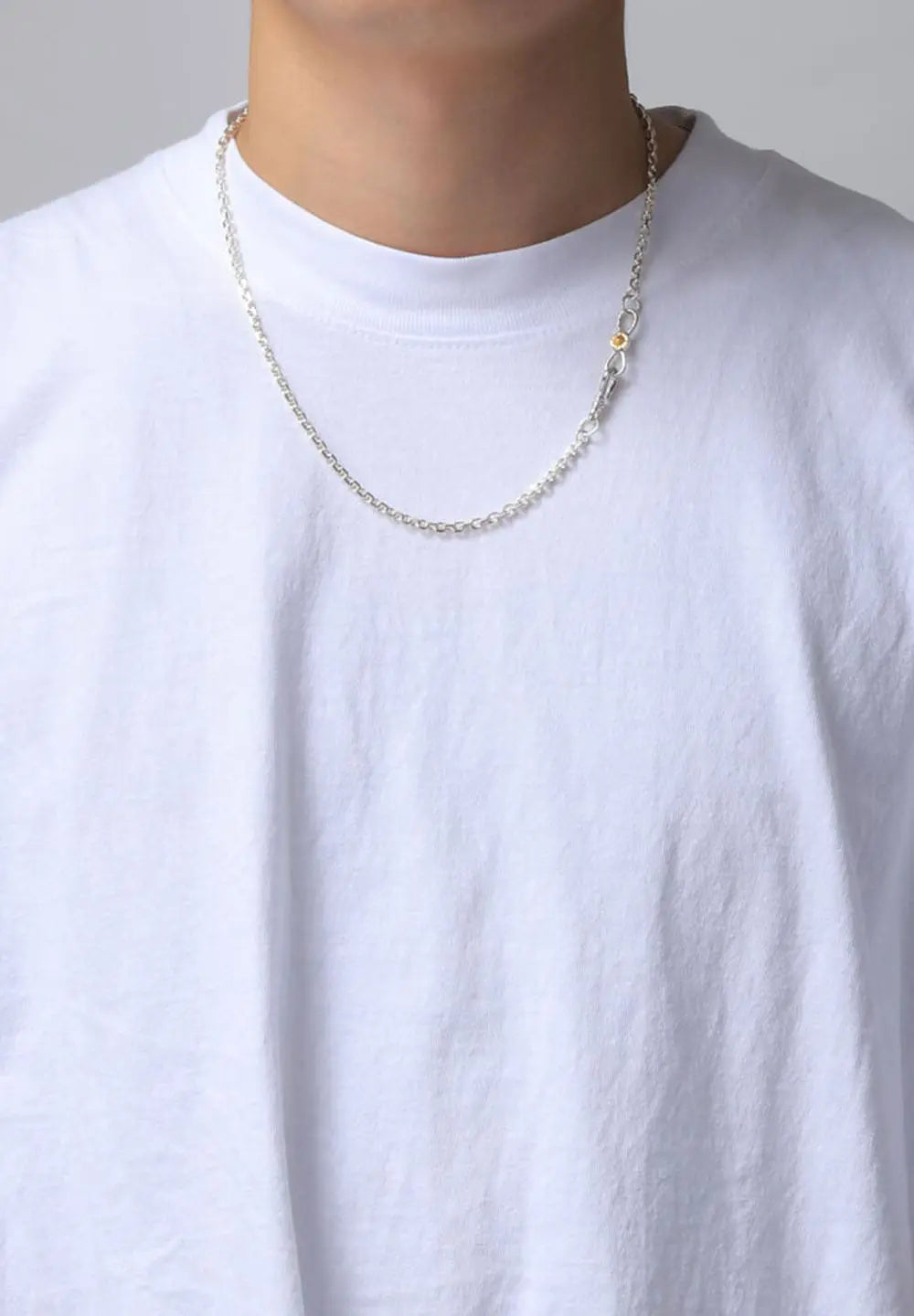 SAAD SUN SYMBOL END HOOK SILVER 925 K24 (24K) GOLD PLATED NECKLACE PARTS - No Color