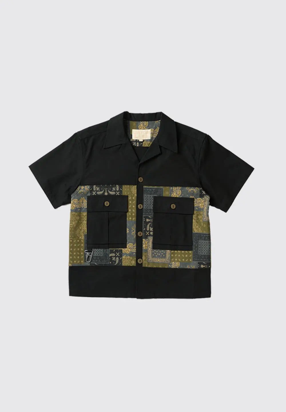 UNION LABS PATCH UP P43 S/S SHIRT - BLACK