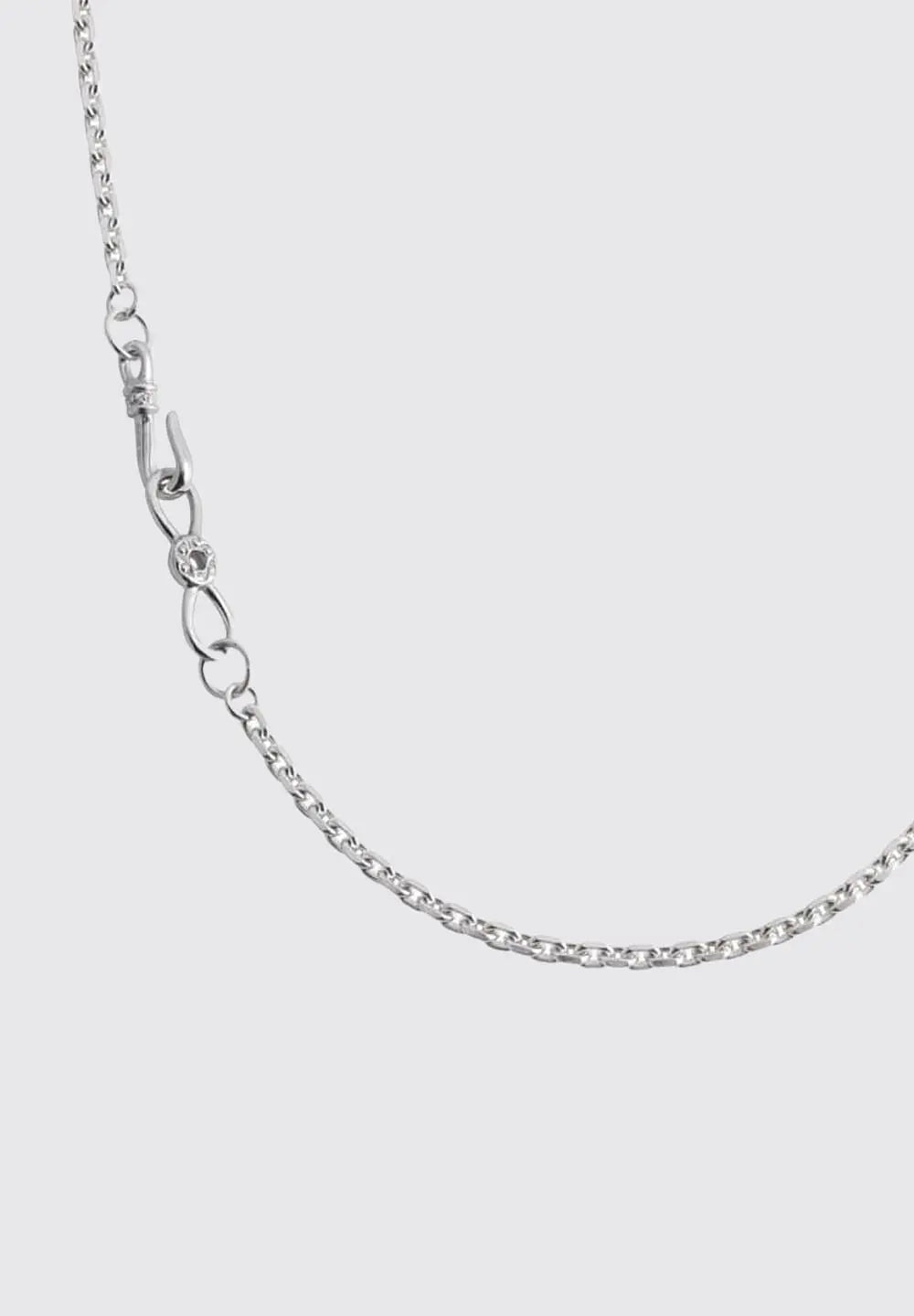 SAAD ARABESQUE END HOOK SILVER 925 NECKLACE PARTS - No Color