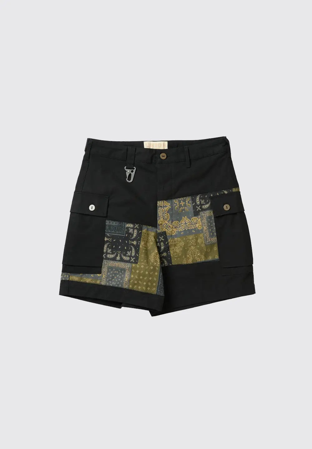 UNION LABS PATCH UP P43 SHORTS - BLACK