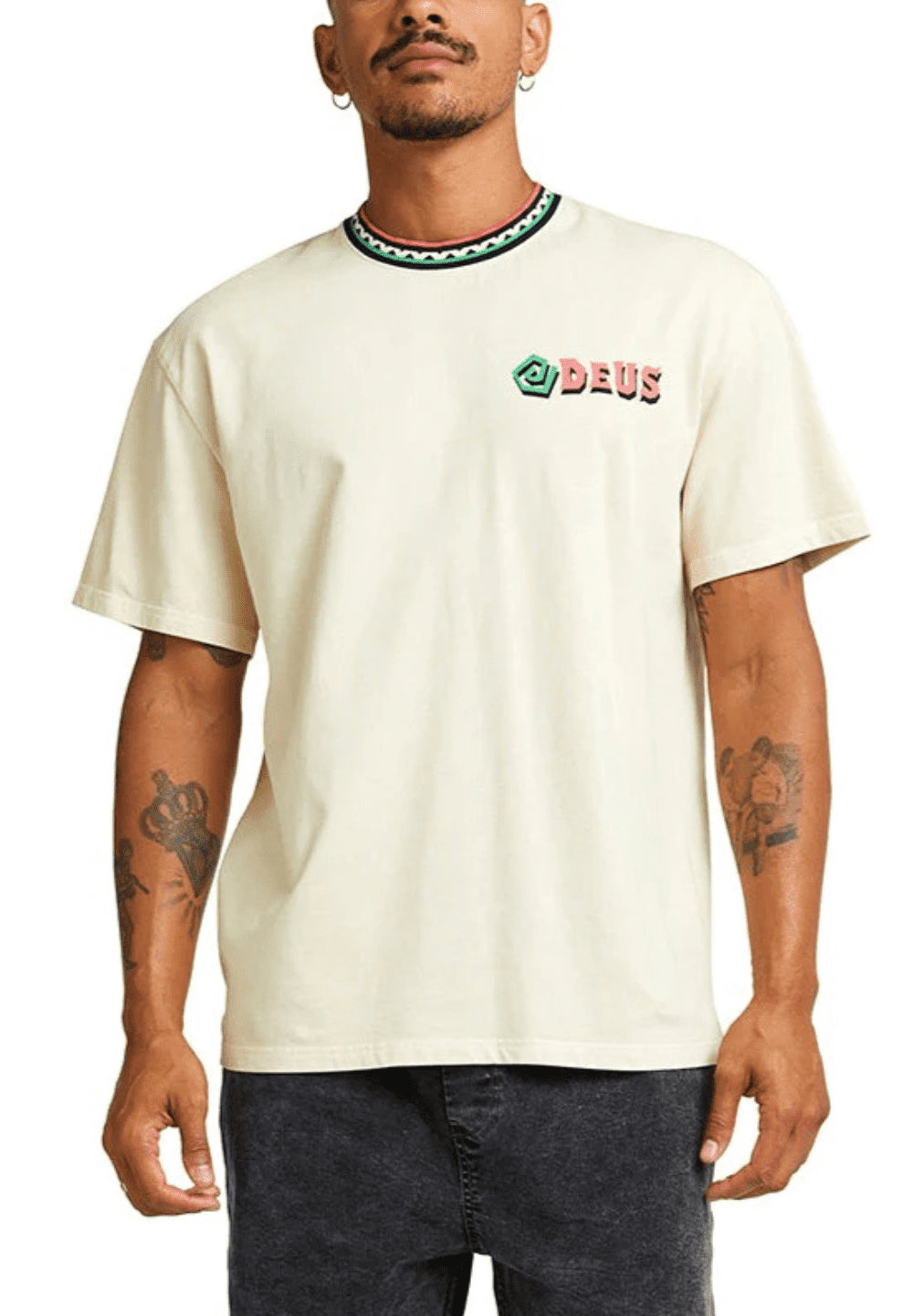 DEUS EX MACHINA SPLITS T-SHIRT - DIRTY WHITE