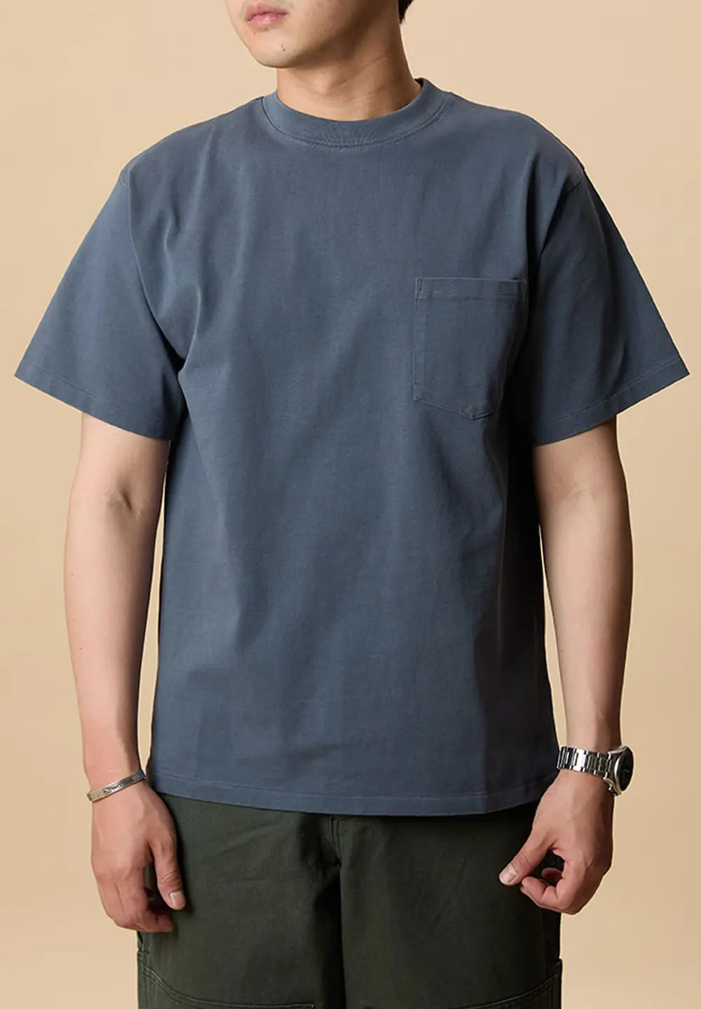 TELLURIDE HEAVY POCKET T-SHIRT - BLUE