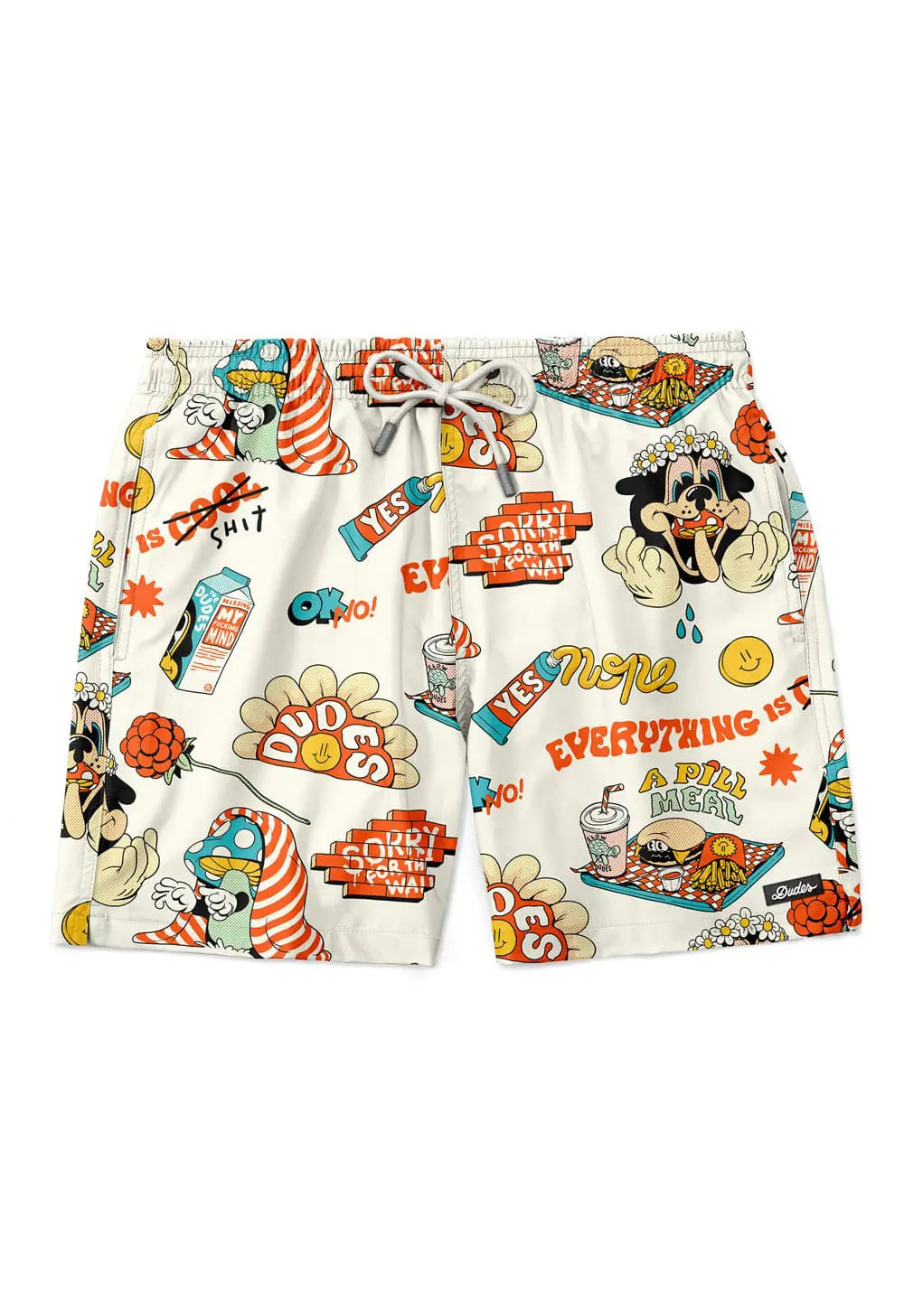 THE DUDES A PILL MEAL I SWIM SHORTS - MULTICOLOR
