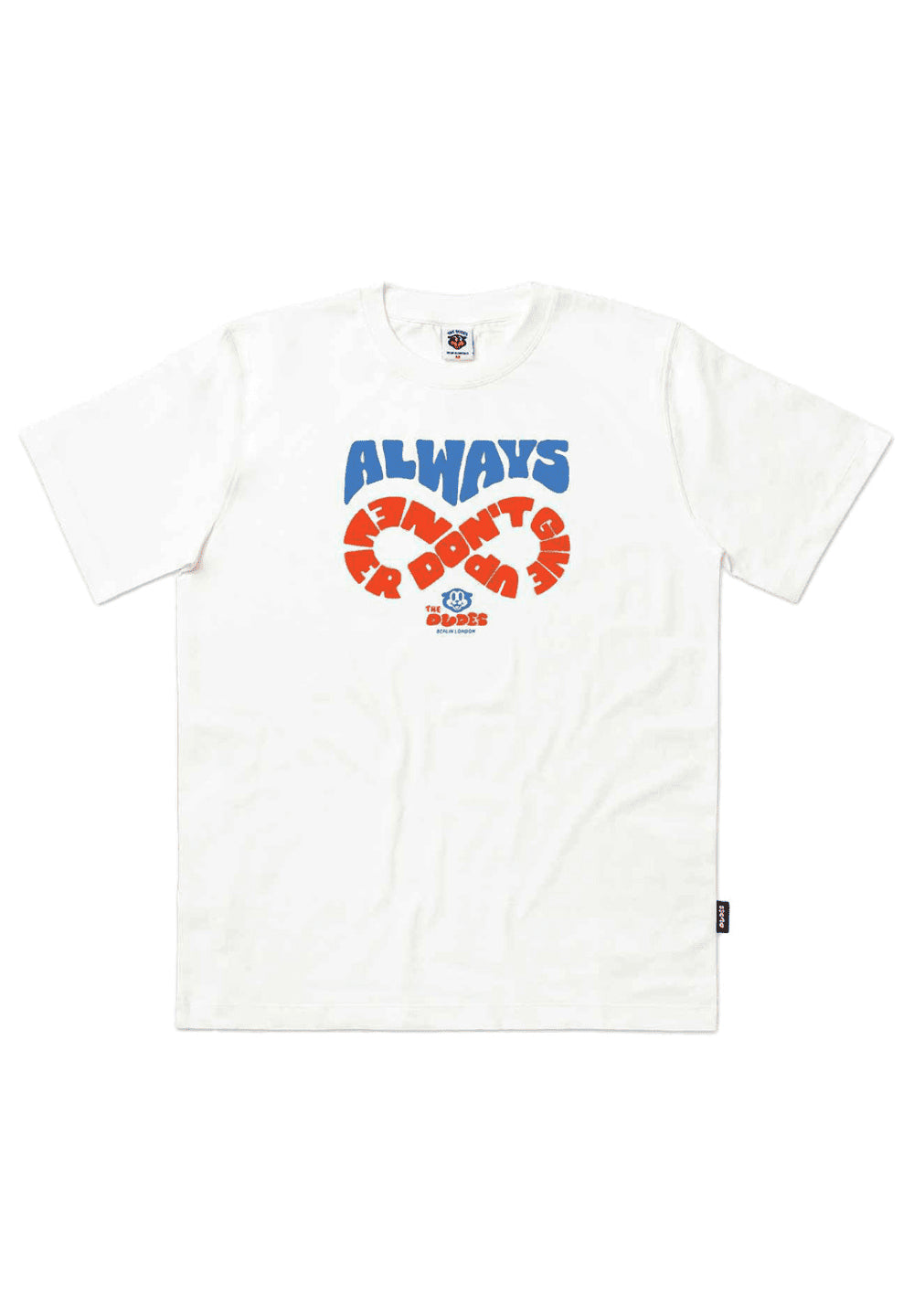 THE DUDES ALWAYS NEVER T-SHIRT - WHITE