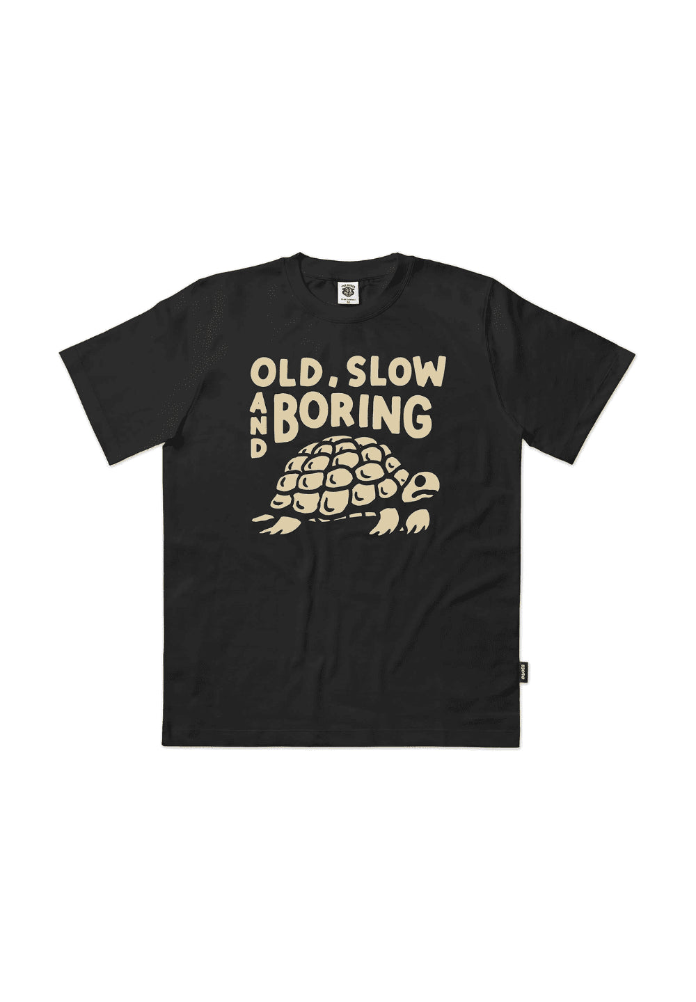 THE DUDES TORTOISE T-SHIRT - BLACK