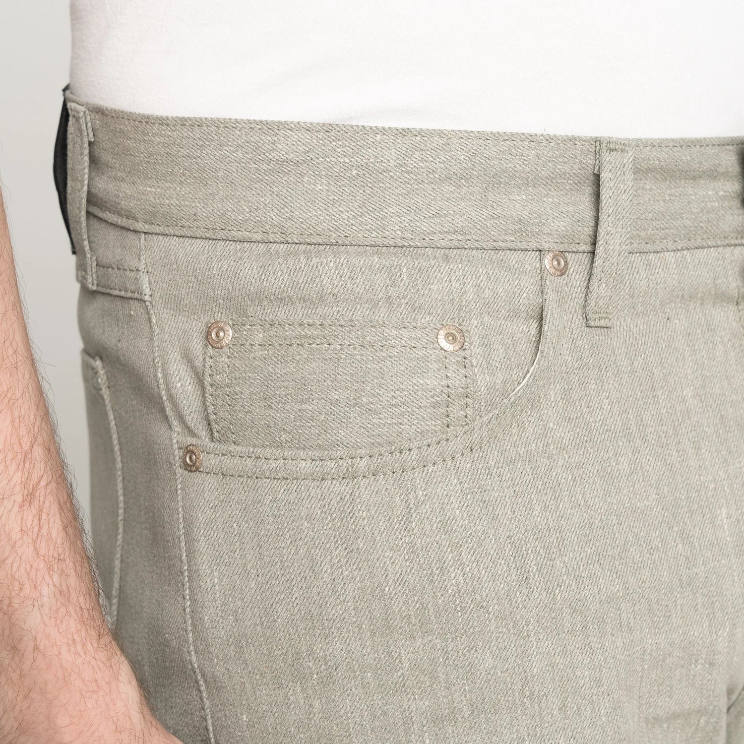 Naked & Famous Weird Guy — Meteor Selvedge Grey — view 2