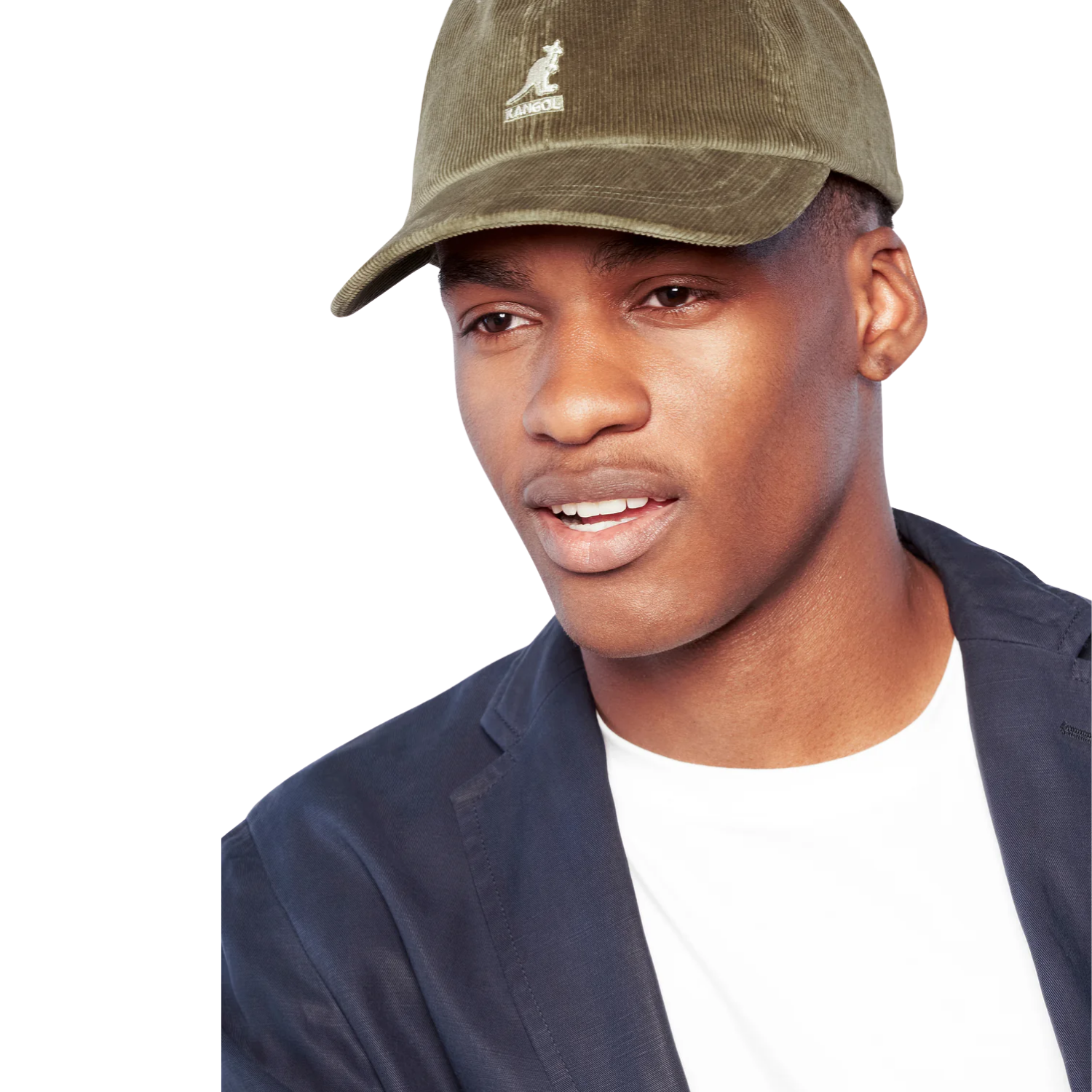 KANGOL CORD BASEBALL - BLACK