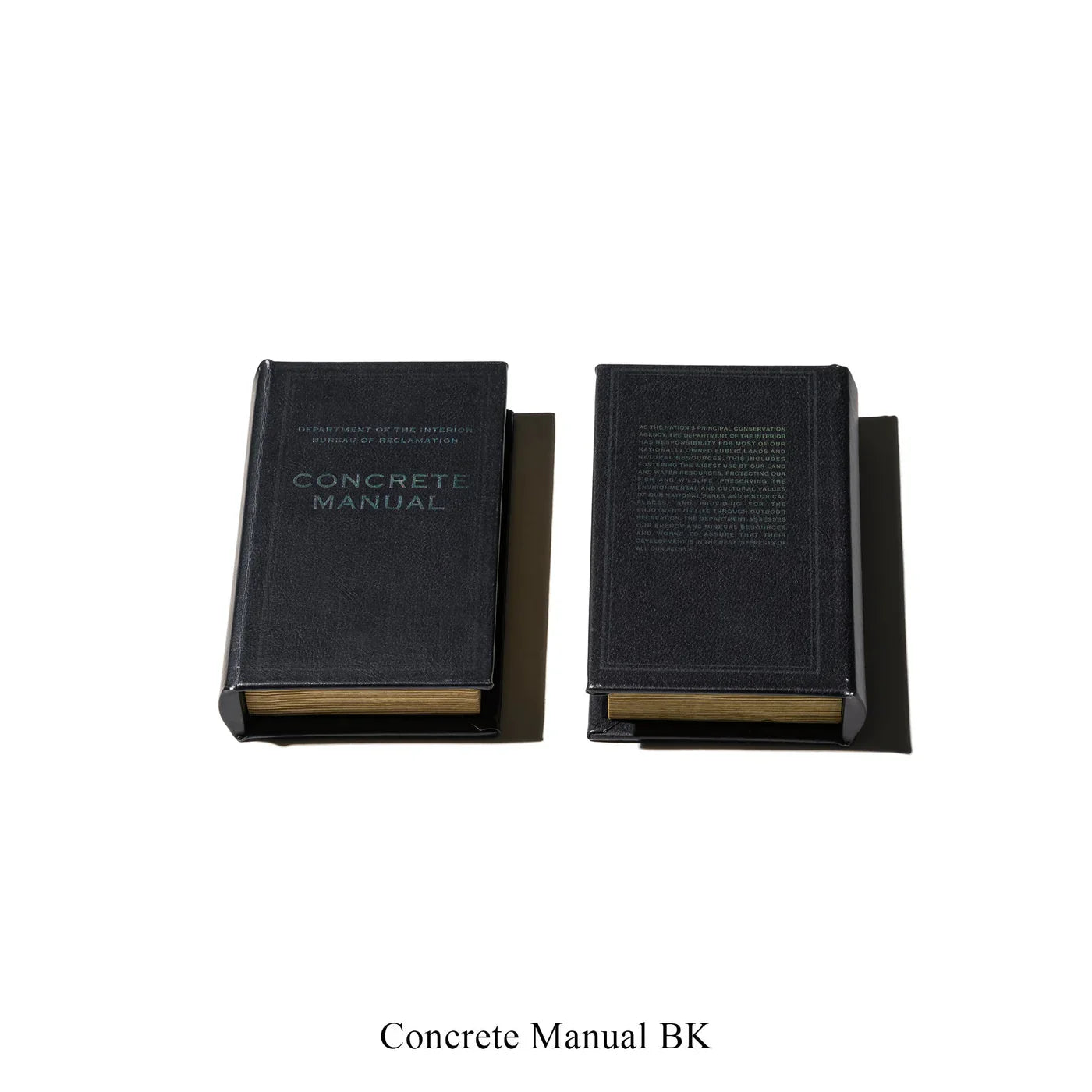 Puebco Empty Book — Concrete Manual Bk — front view