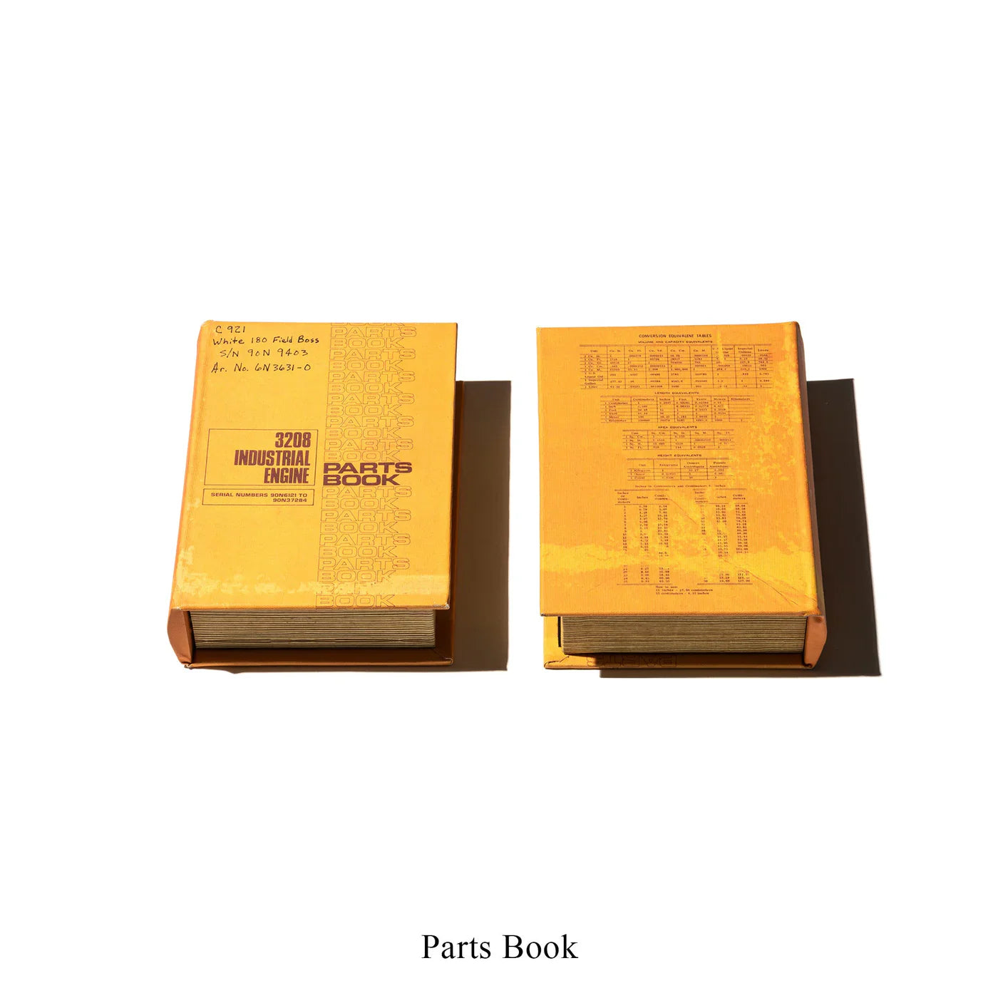 Puebco Empty Book — Parts Book — front view