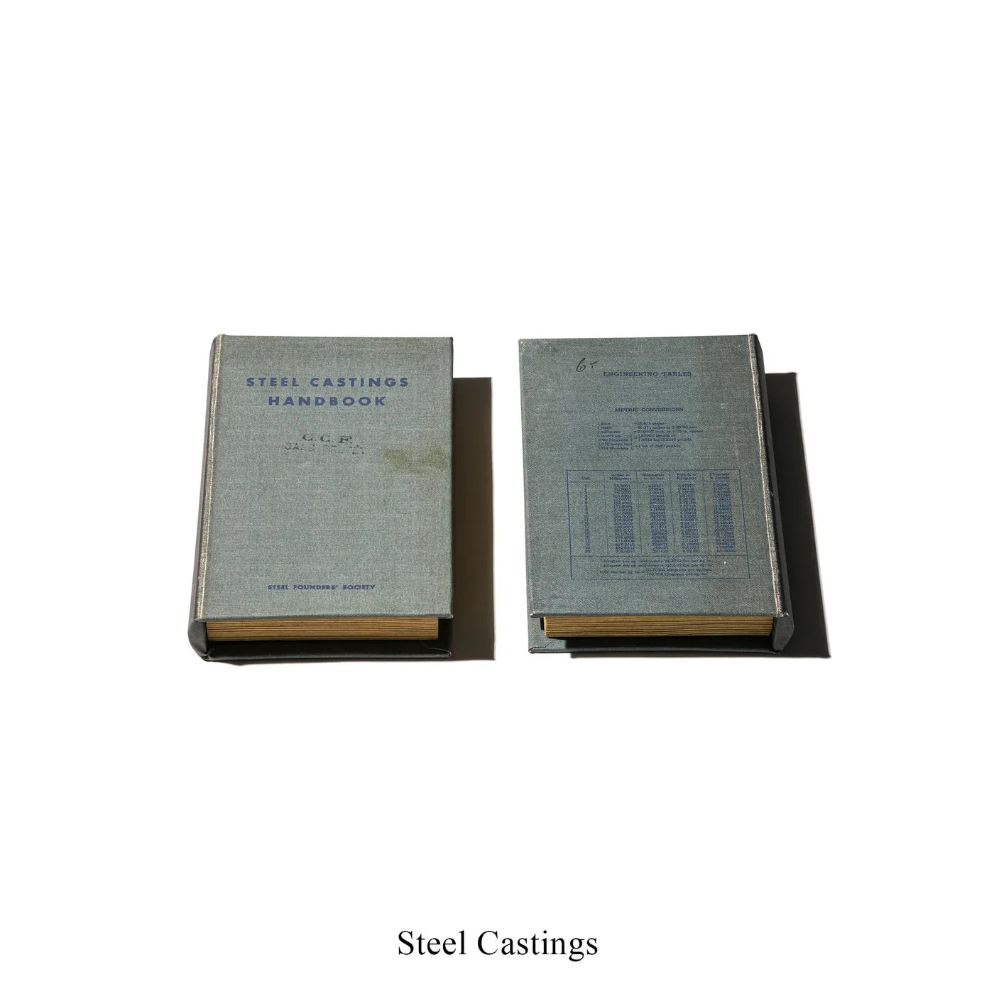 Empty Book — Steel Castings — front view