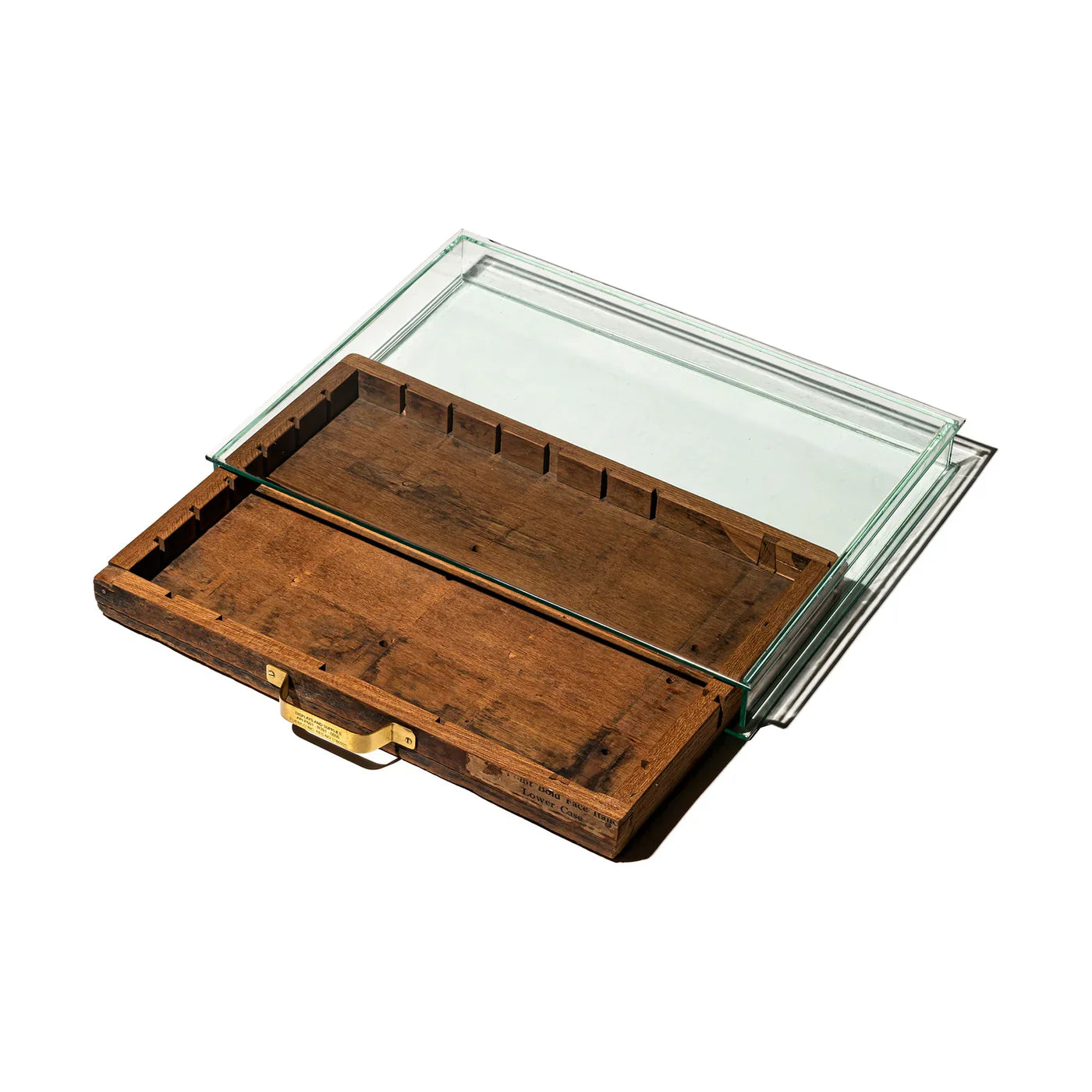 Puebco Glass Display Case With Vintage Drawer — No Color — view 3