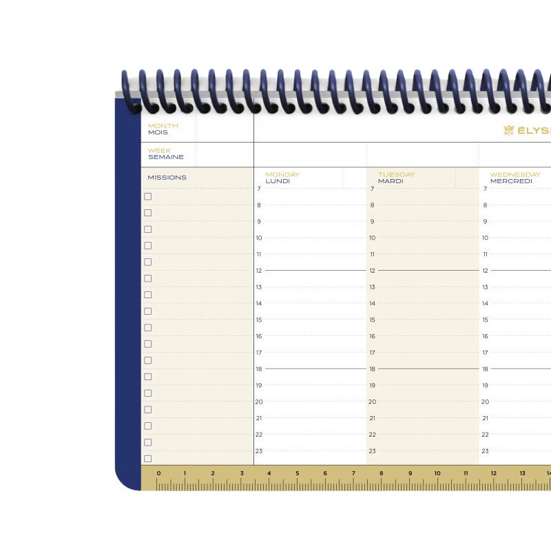 PAPIER TIGRE  WEEKLY PLANNER - ELYSEE