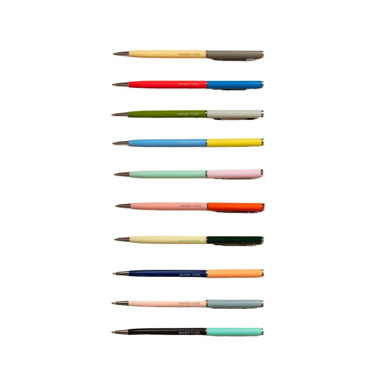 PAPIER TIGRE  BALLPOINT PEN - PINE TREE/LIGHT GREEN