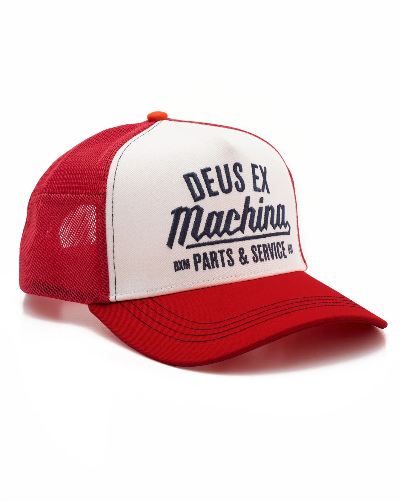 DEUS EX MACHINA OVERBITE TRUCKER - TANGERINE TANGO