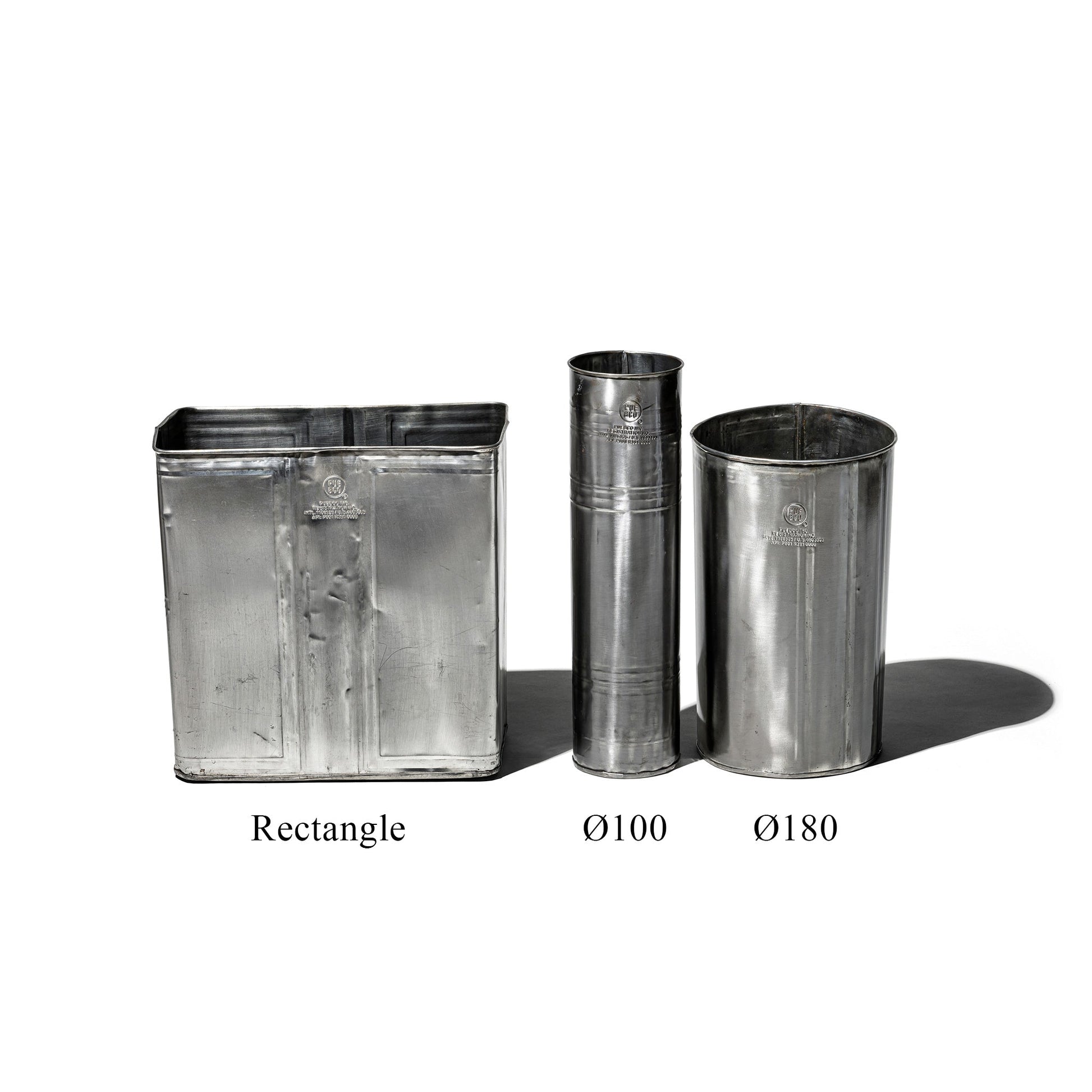 PUEBCO RECYCLE STEEL TRASH CAN / Round ø100