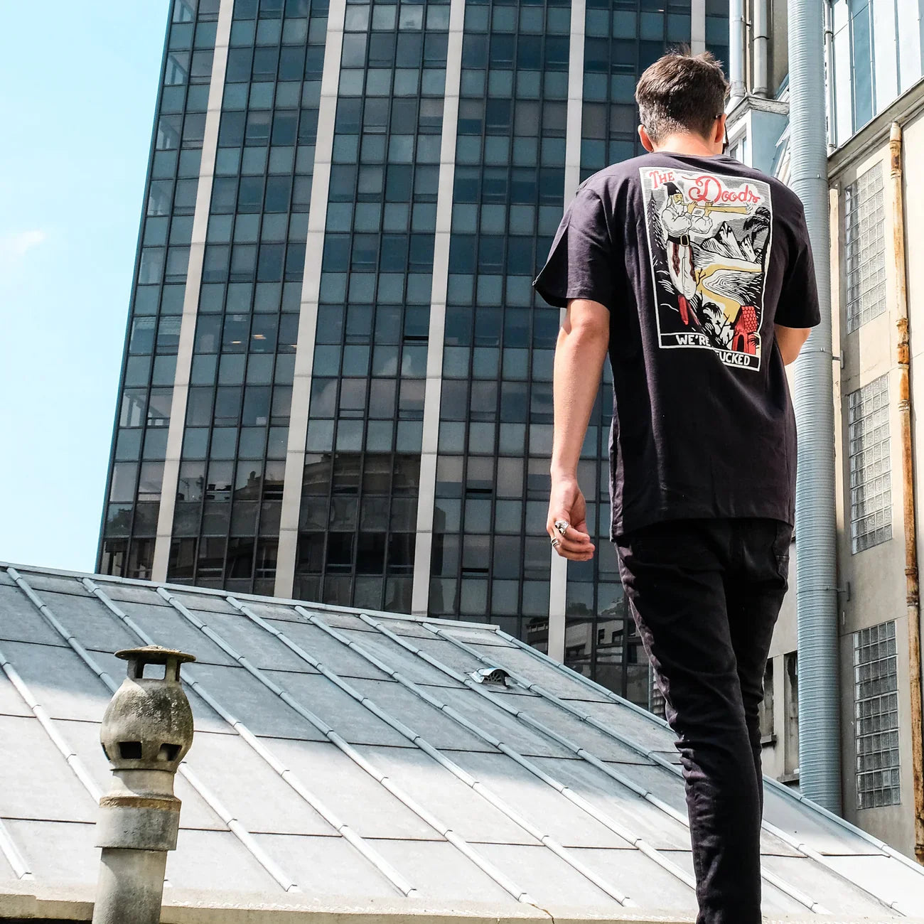 The Dudes All Fucked T-Shirt — Black — view 5