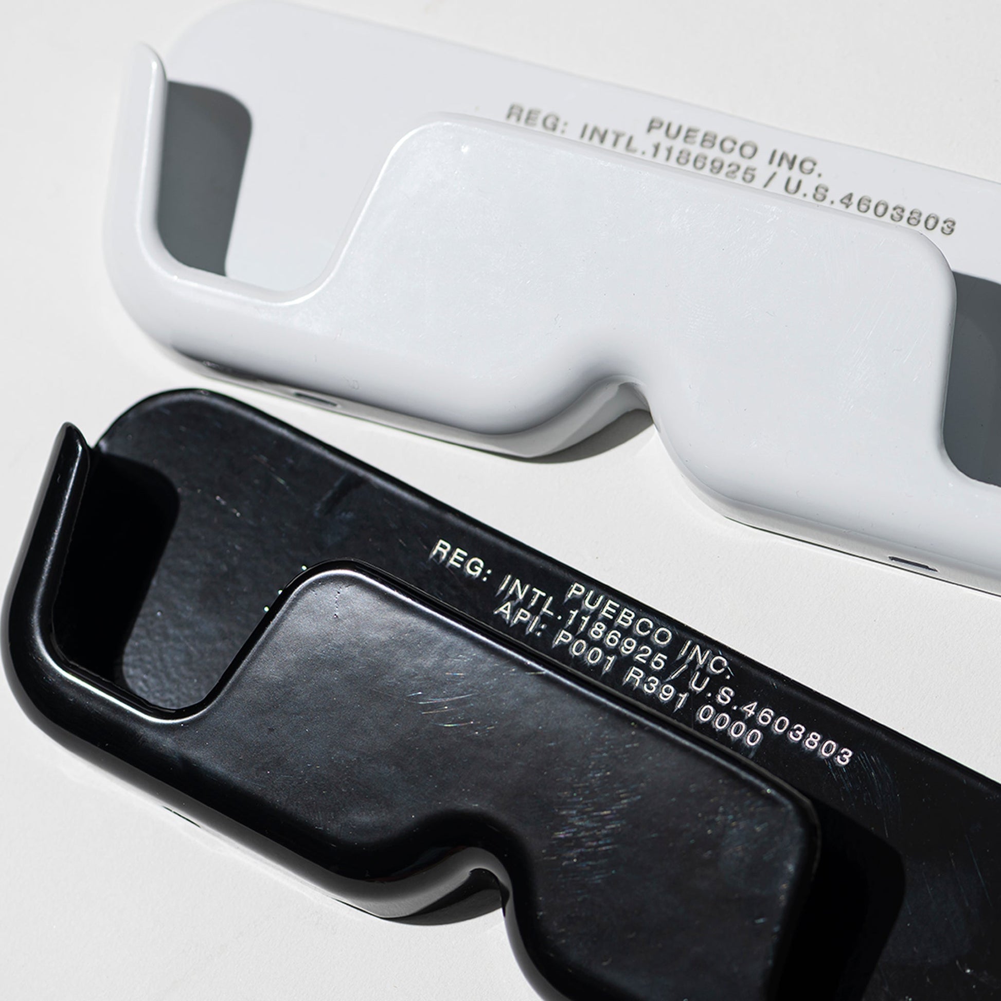 Puebco Aluminium Die Casting Glasses Holder — White — view 3