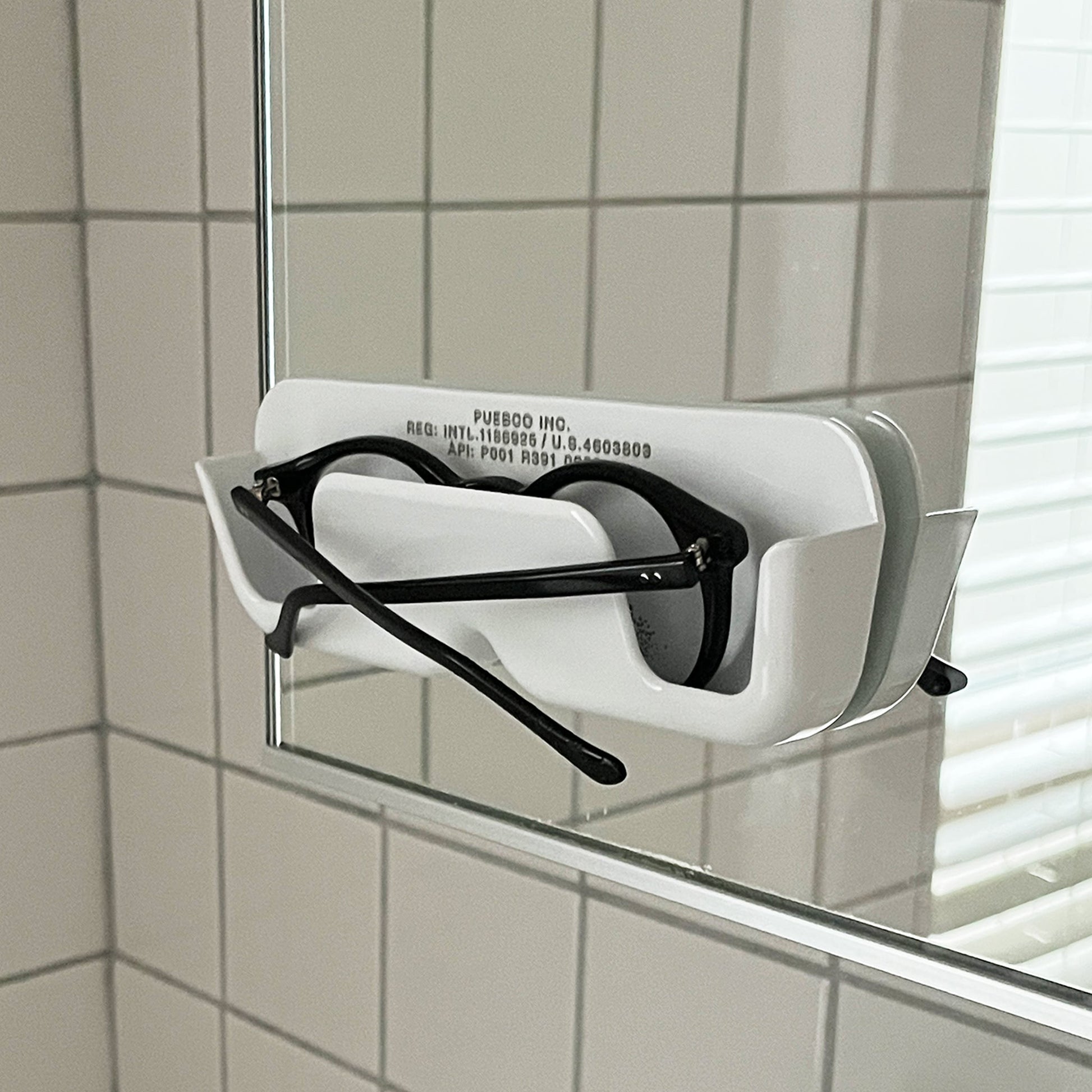 Puebco Aluminium Die Casting Glasses Holder — White — view 10