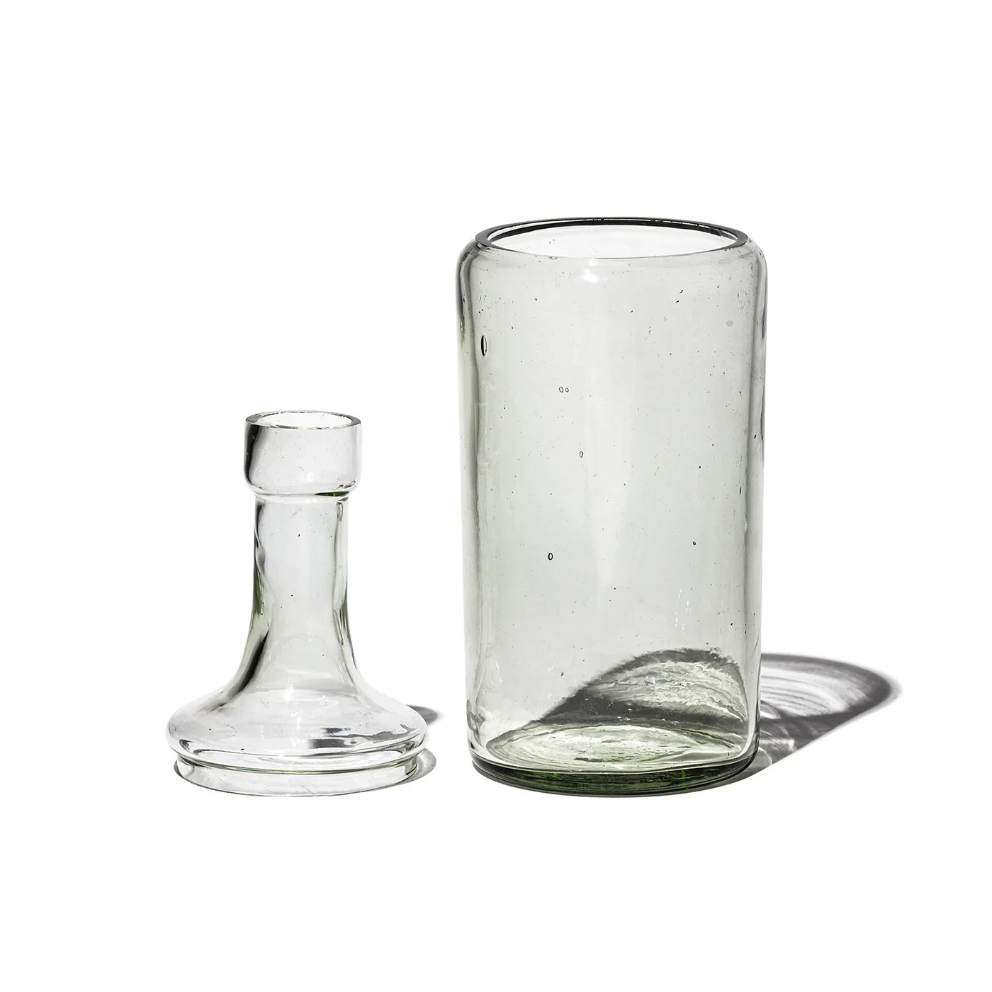 PUEBCO RECYCLED GLASS 2 WAY FLOWER VASE