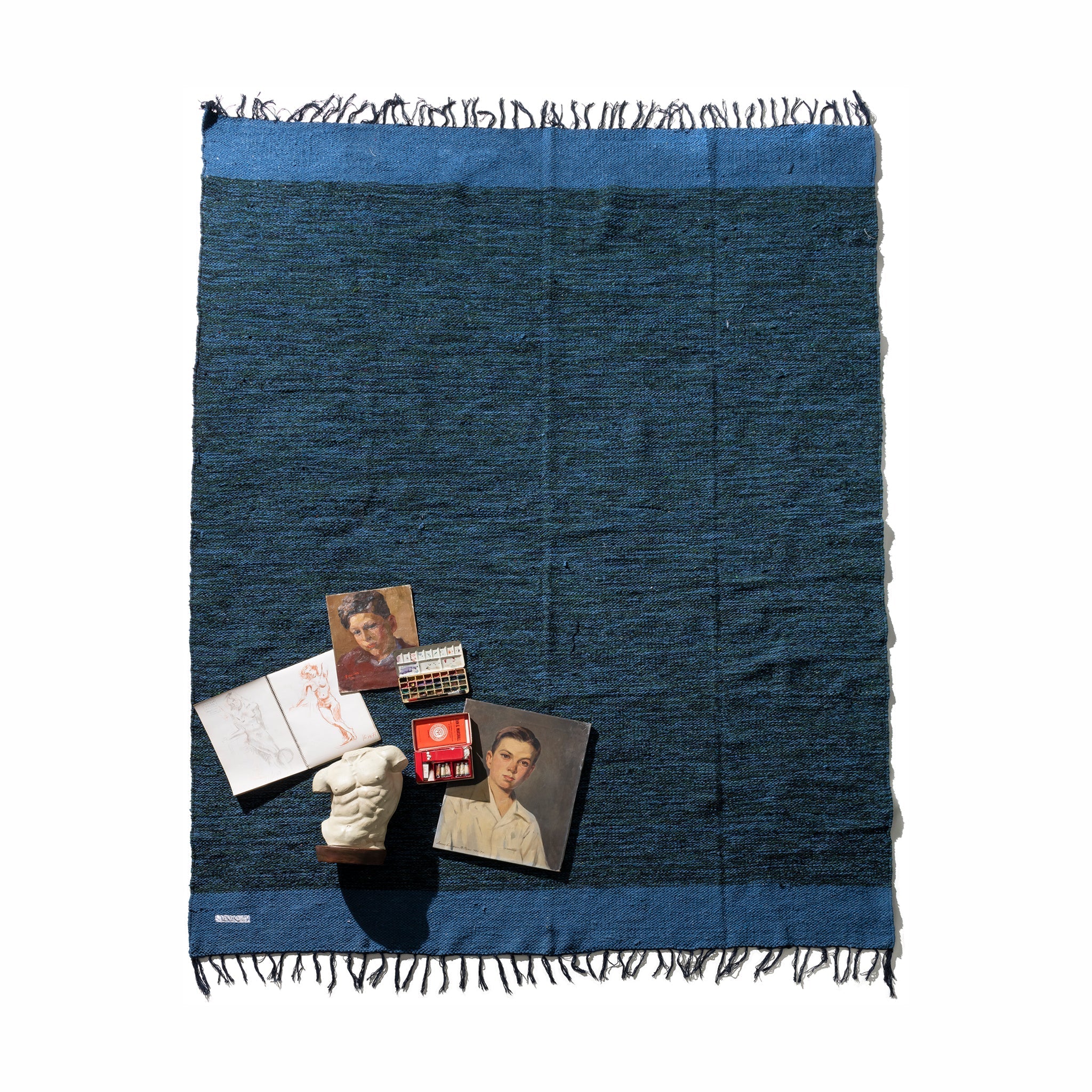PUEBCO HANDLOOMED RECYCLE YARN RUG / 2.25 x 3.0