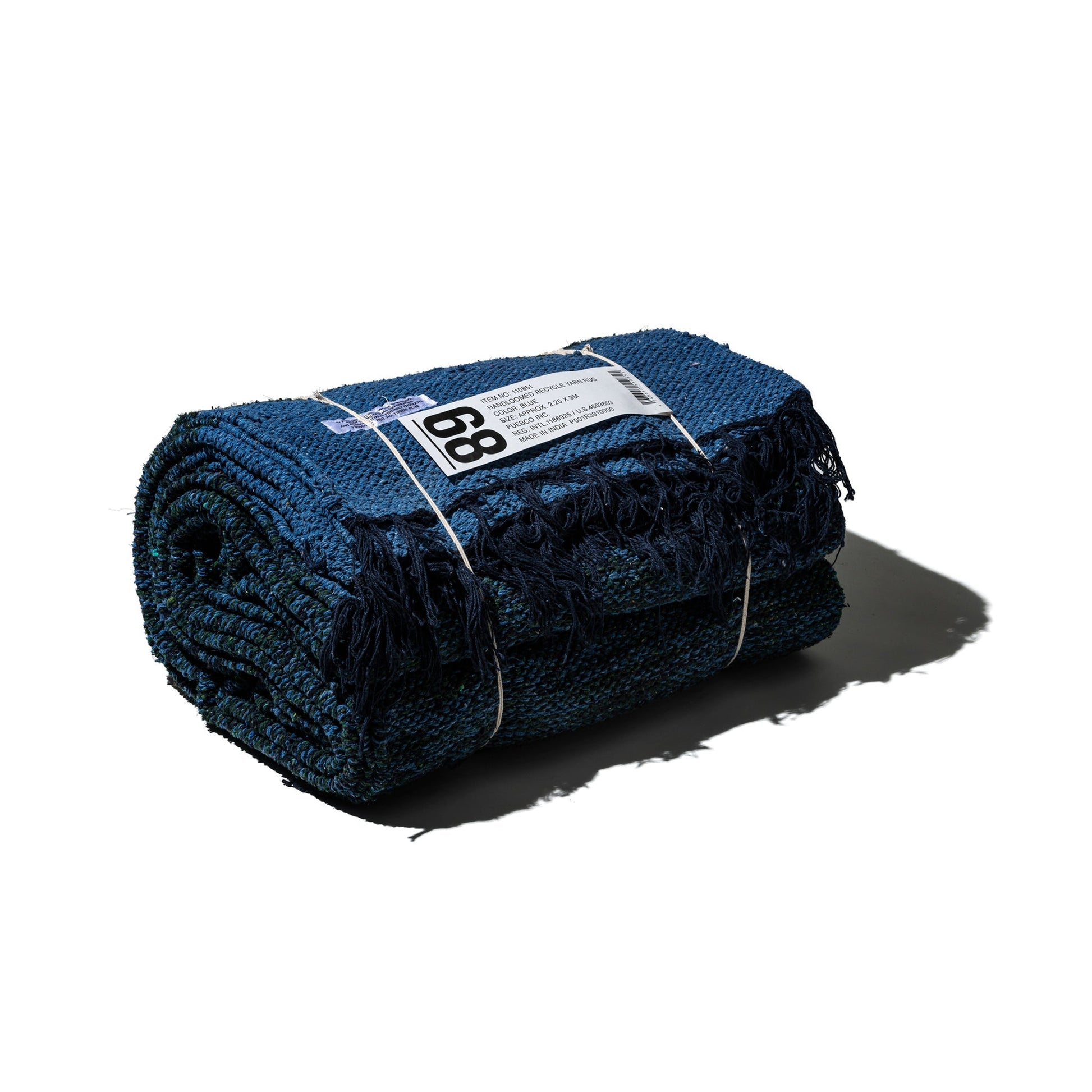 PUEBCO HANDLOOMED RECYCLE YARN RUG / 2.25 x 3.0