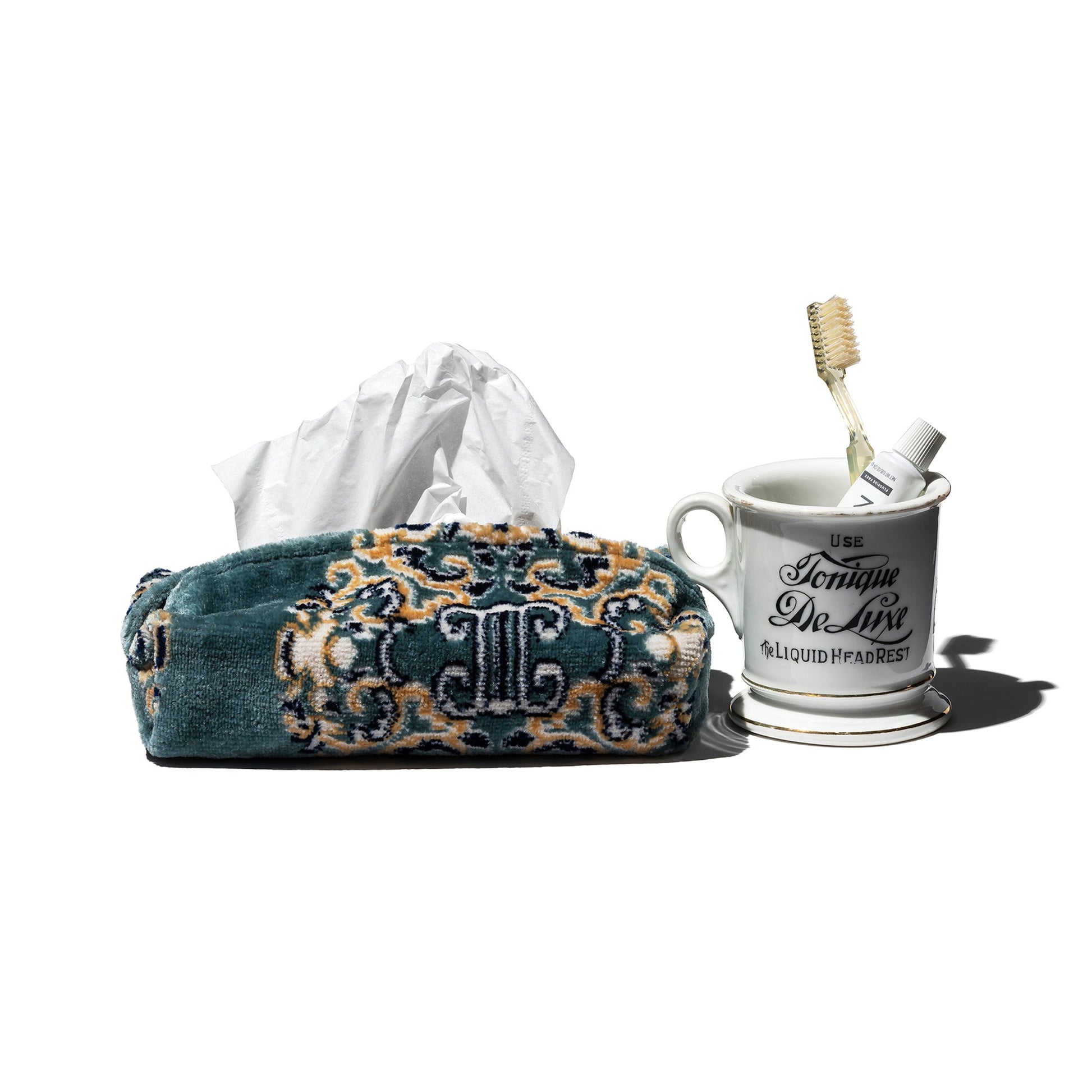 PUEBCO RUG FABRIC TISSUE CASE