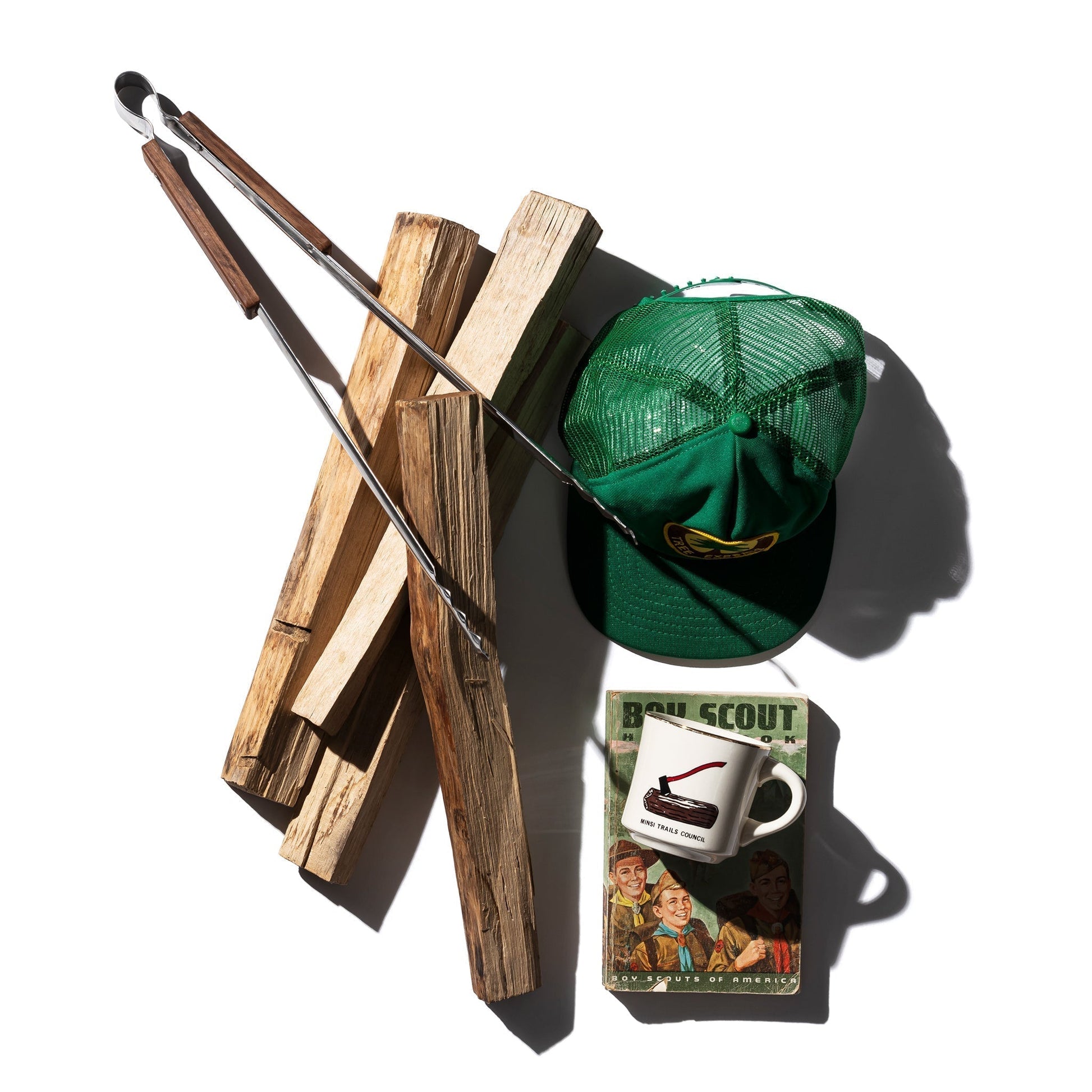 Puebco Fireplace Tongs — front view