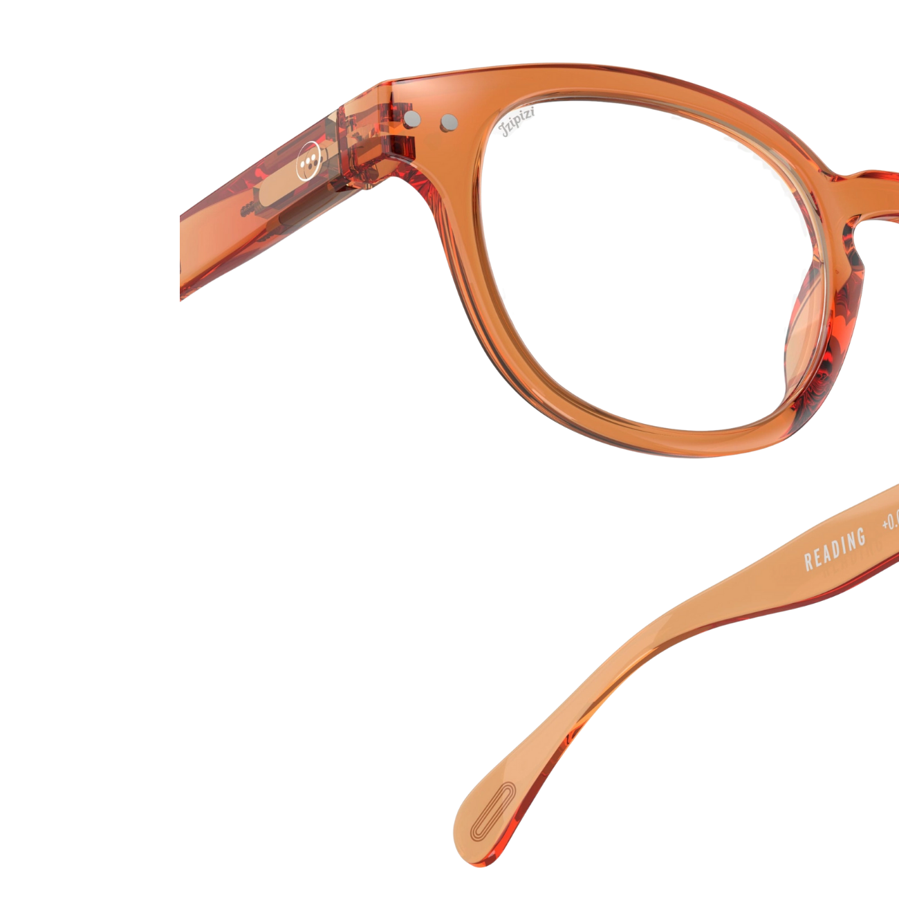 IZIPIZI SUN C ORANGE SMASH PURPLE LENSES - ORANGE SMASH