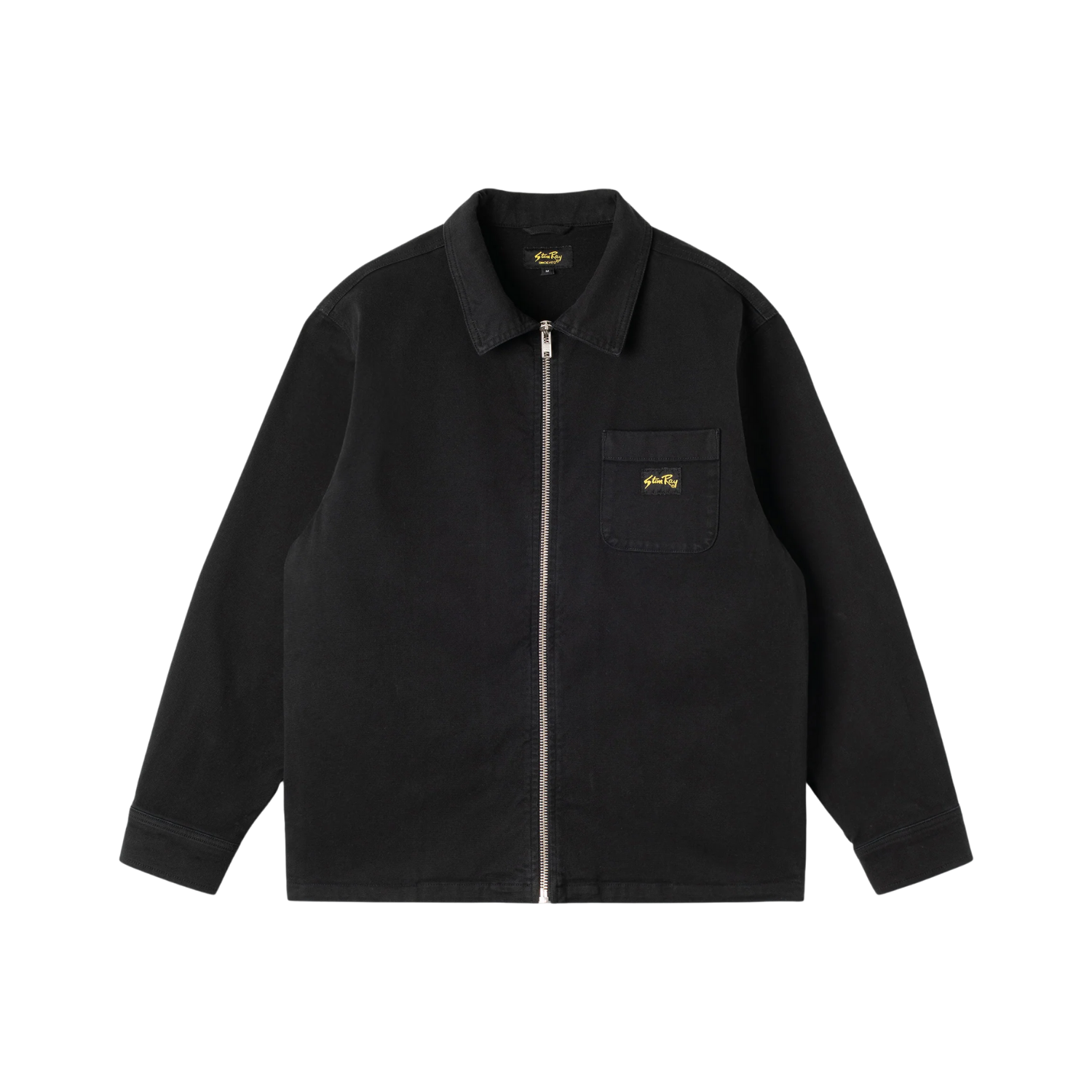 STAN RAY ZIP SHIRT - WASHED BLACK CANVAS