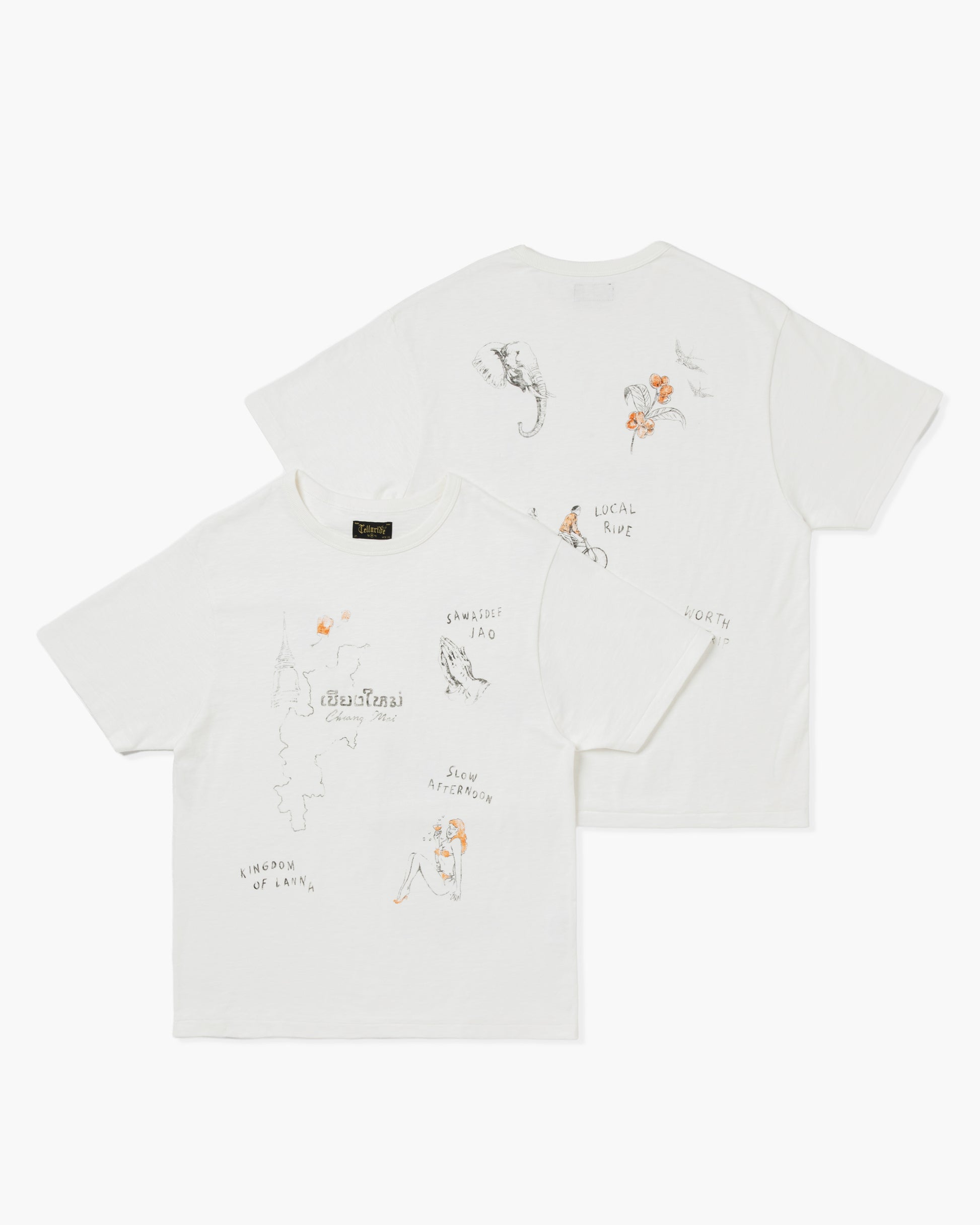 PRONTO & CO. CHIANG MAI AEW SOUVENIR TEE - WHITE