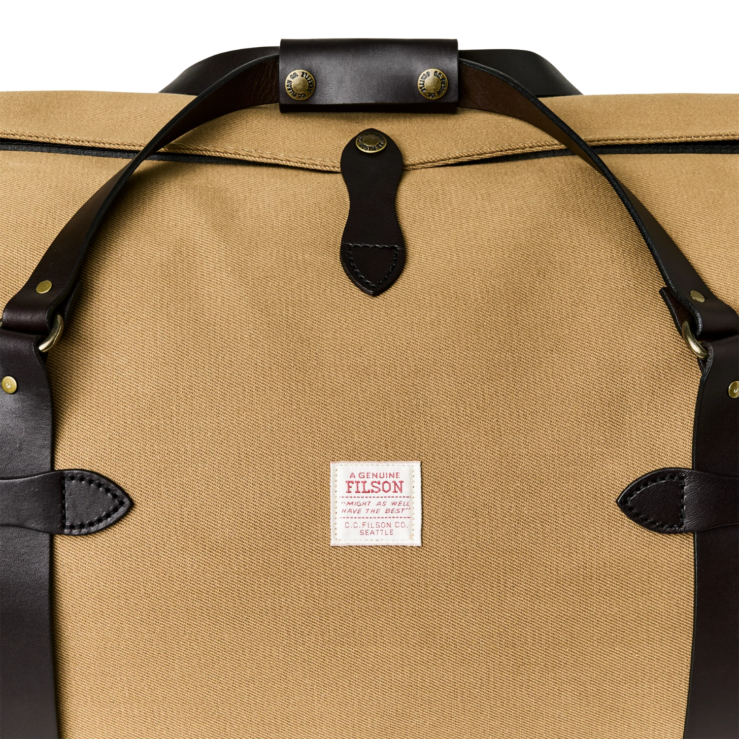 FILSON LARGE DUFFLE - TAN