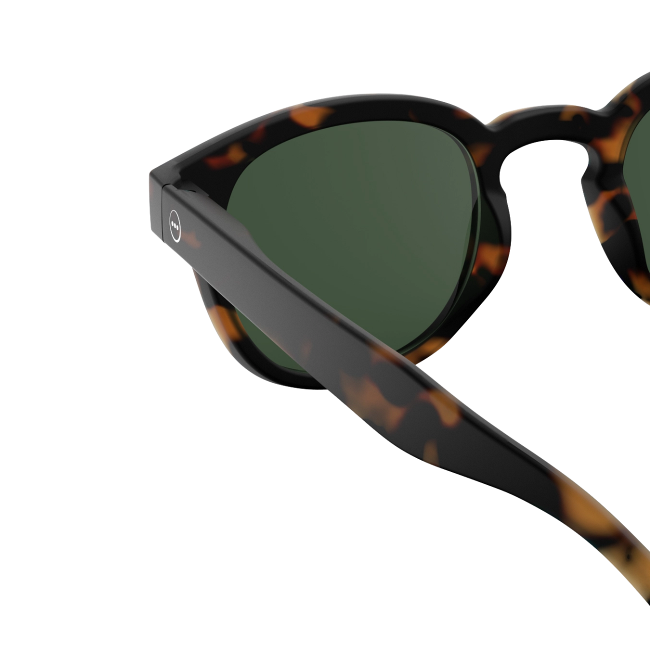 IZIPIZI SUN D TORTOISE GREEN LENSES - TORTOISE