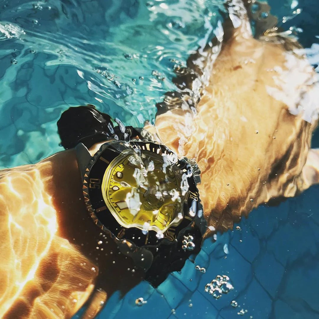 VAGUE WATCH CO DIVERS SON - YELLOW