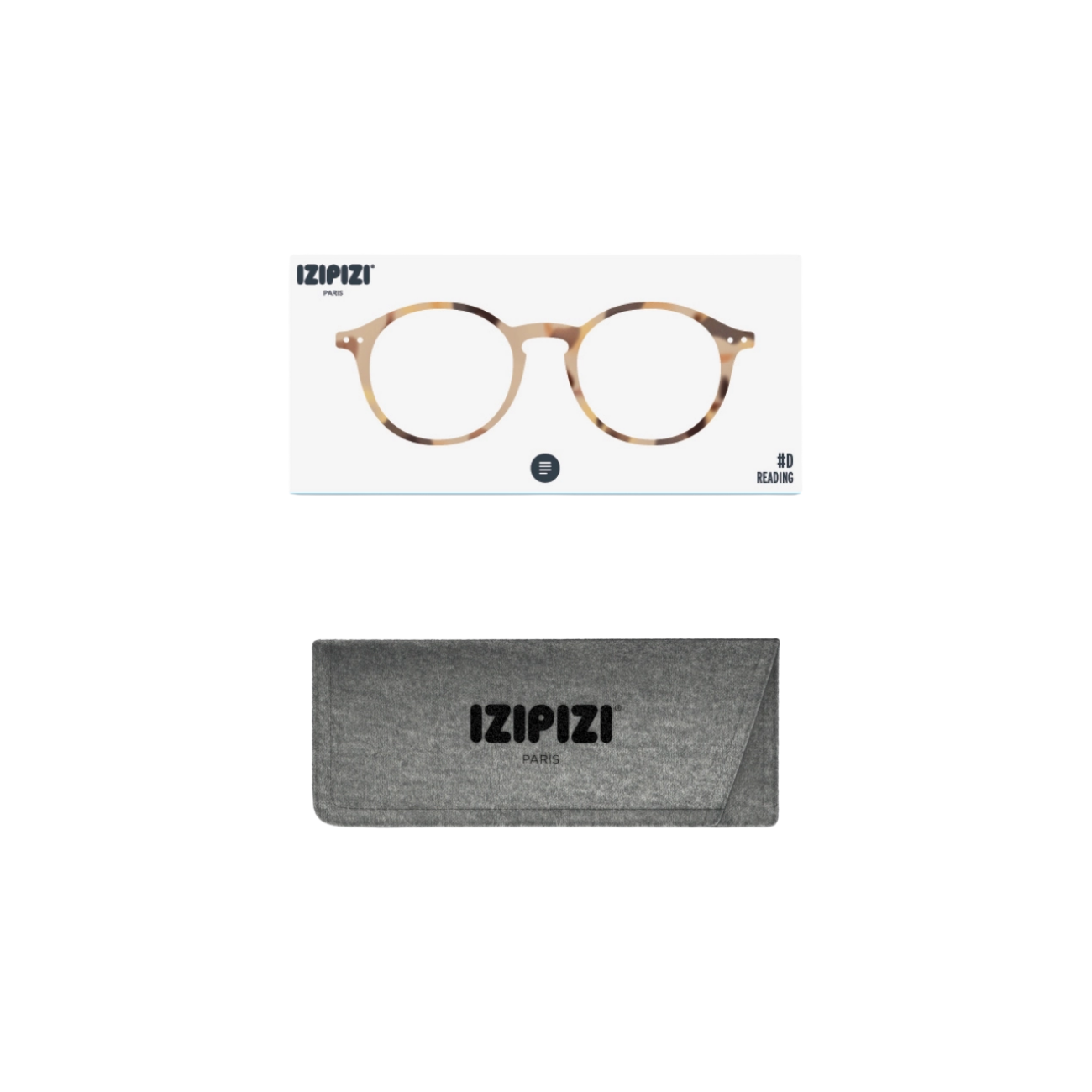 IZIPIZI READING D LIGHT TORTOISE +1 - LIGHT TORTOISE
