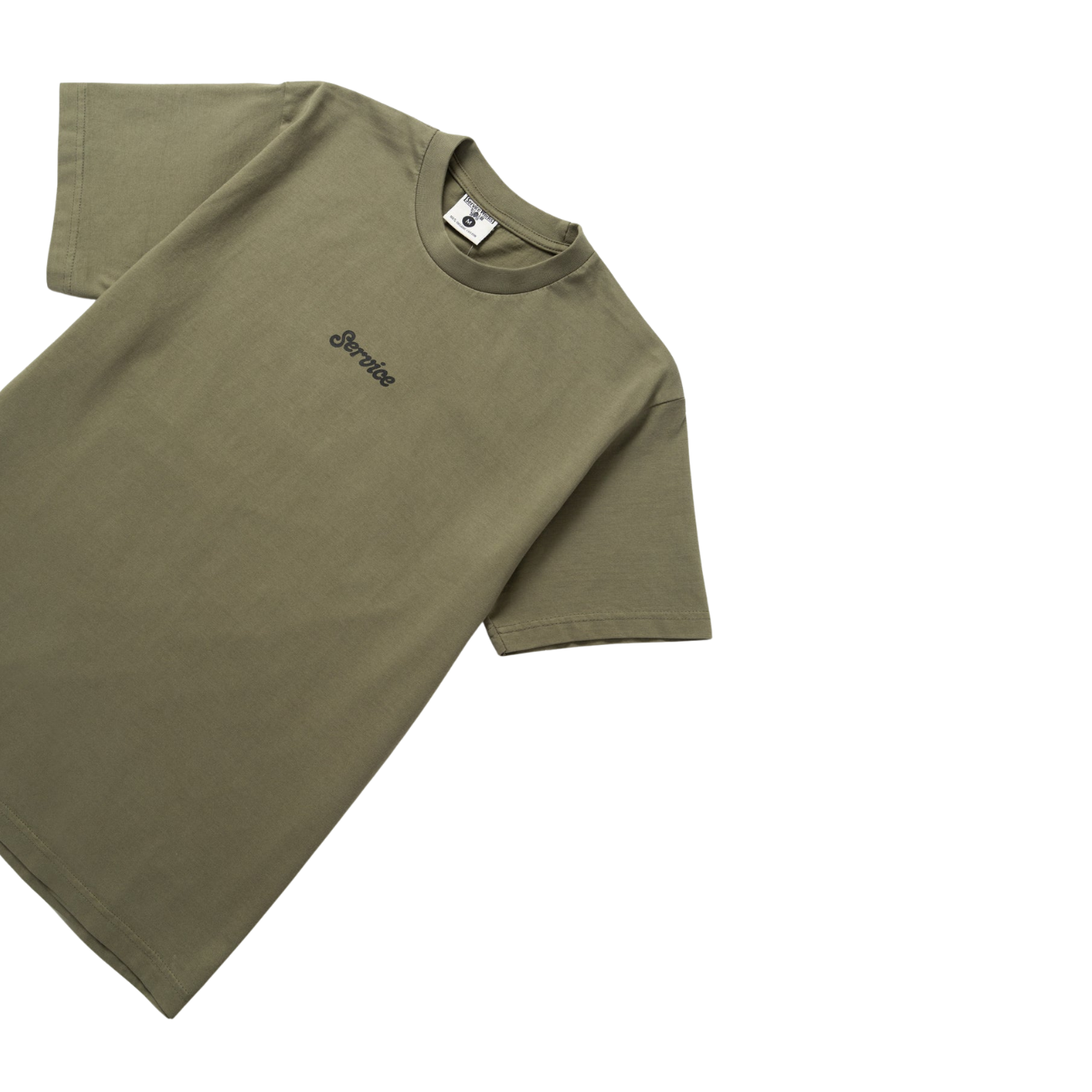 SERVICE WORKS SERVICE LOGO T-SHIRT - OLIVE