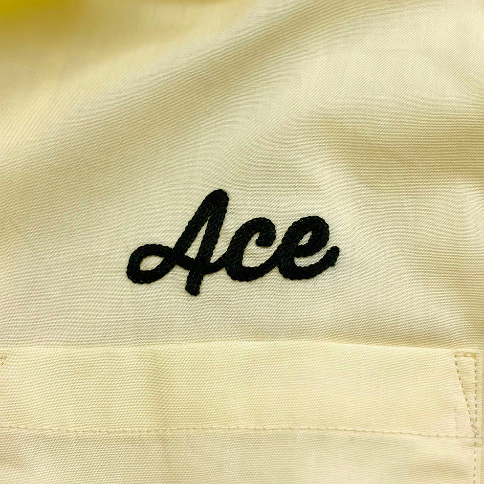 DRY BONES BOWLING SHIRT VENOM - CREAM