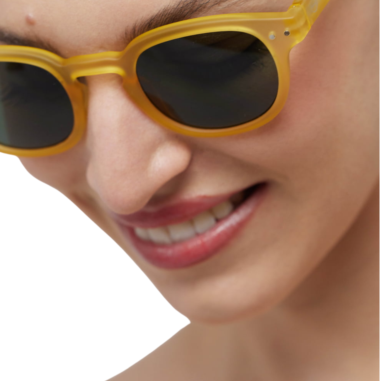 IZIPIZI SUN C YELLOW HONEY GREEN LENSES - YELLOW HONEY