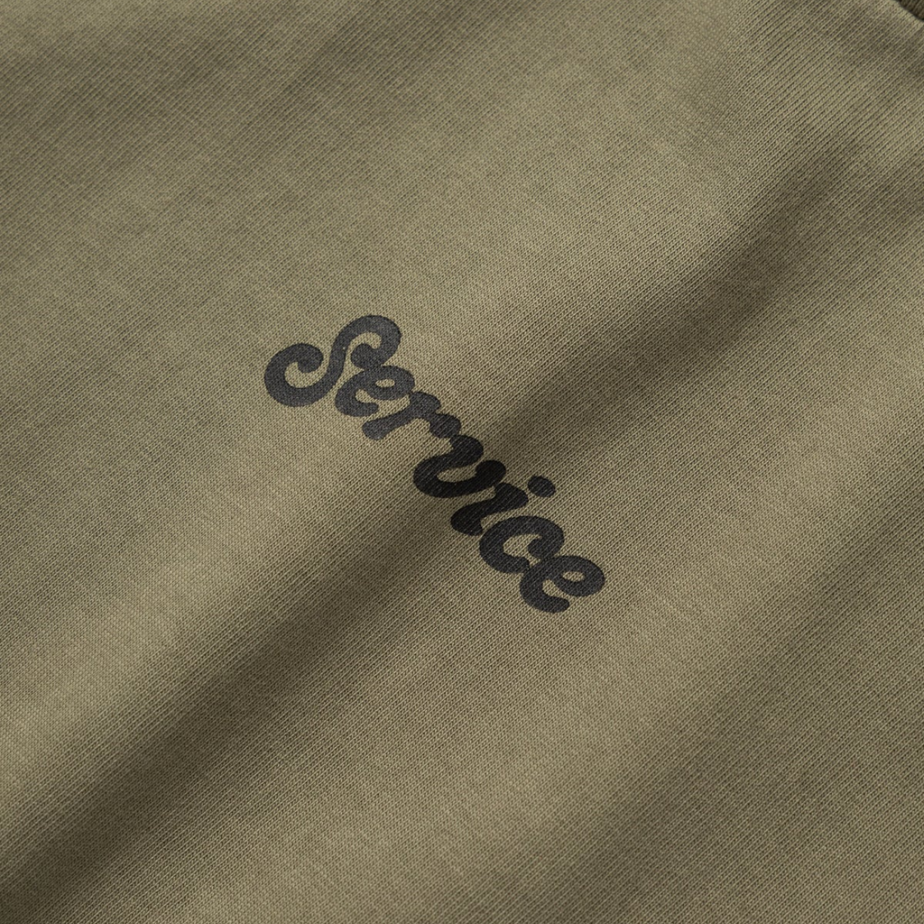 SERVICE WORKS SERVICE LOGO T-SHIRT - OLIVE