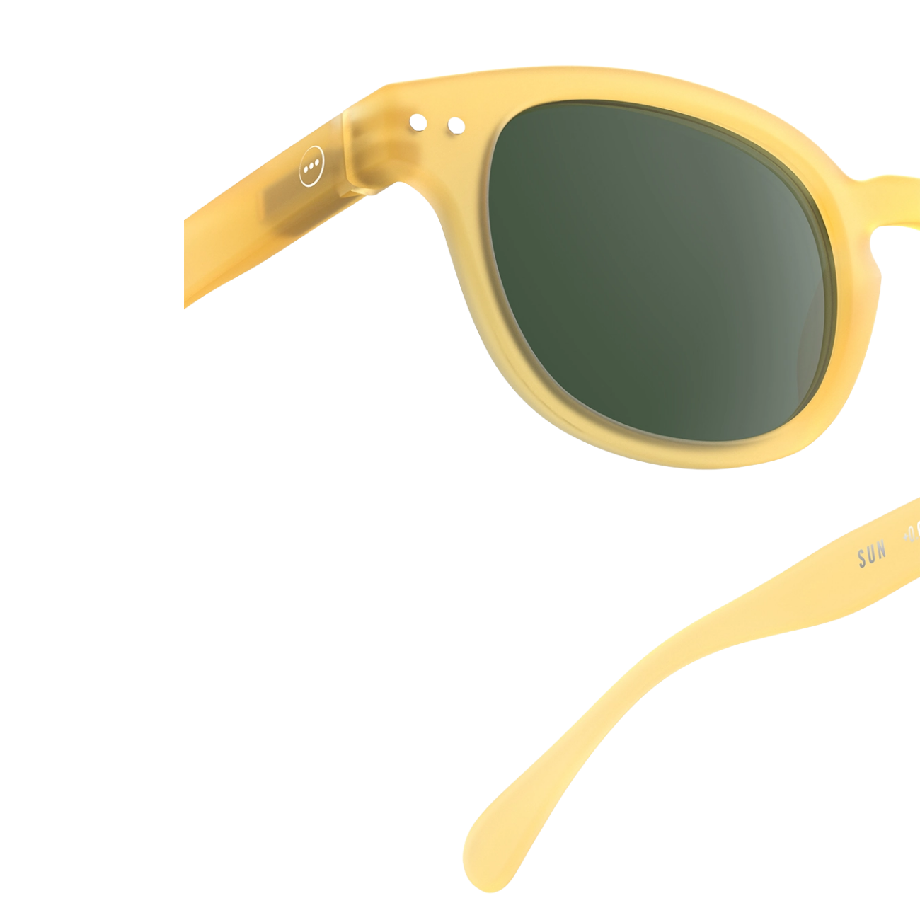 IZIPIZI SUN C YELLOW HONEY GREEN LENSES - YELLOW HONEY