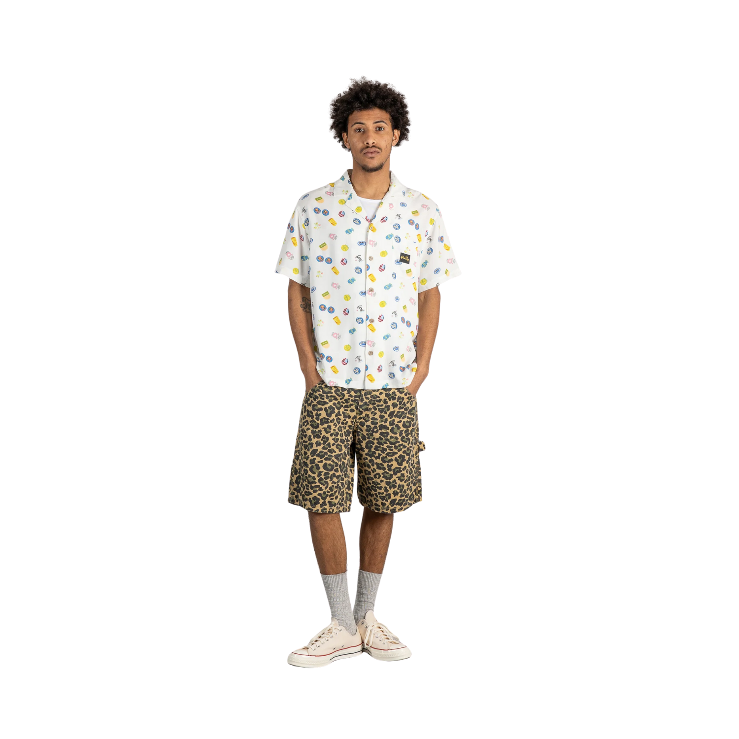 STAN RAY BIG JOB SHORT - LEOPARD CAMO