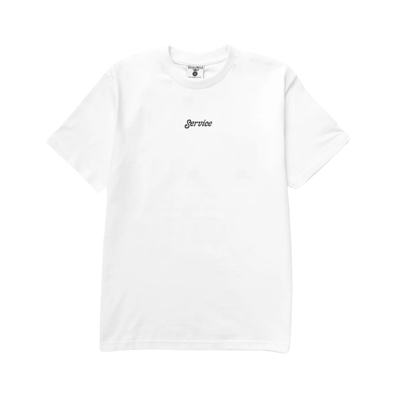 Service Works Service Logo Tee — White — front view