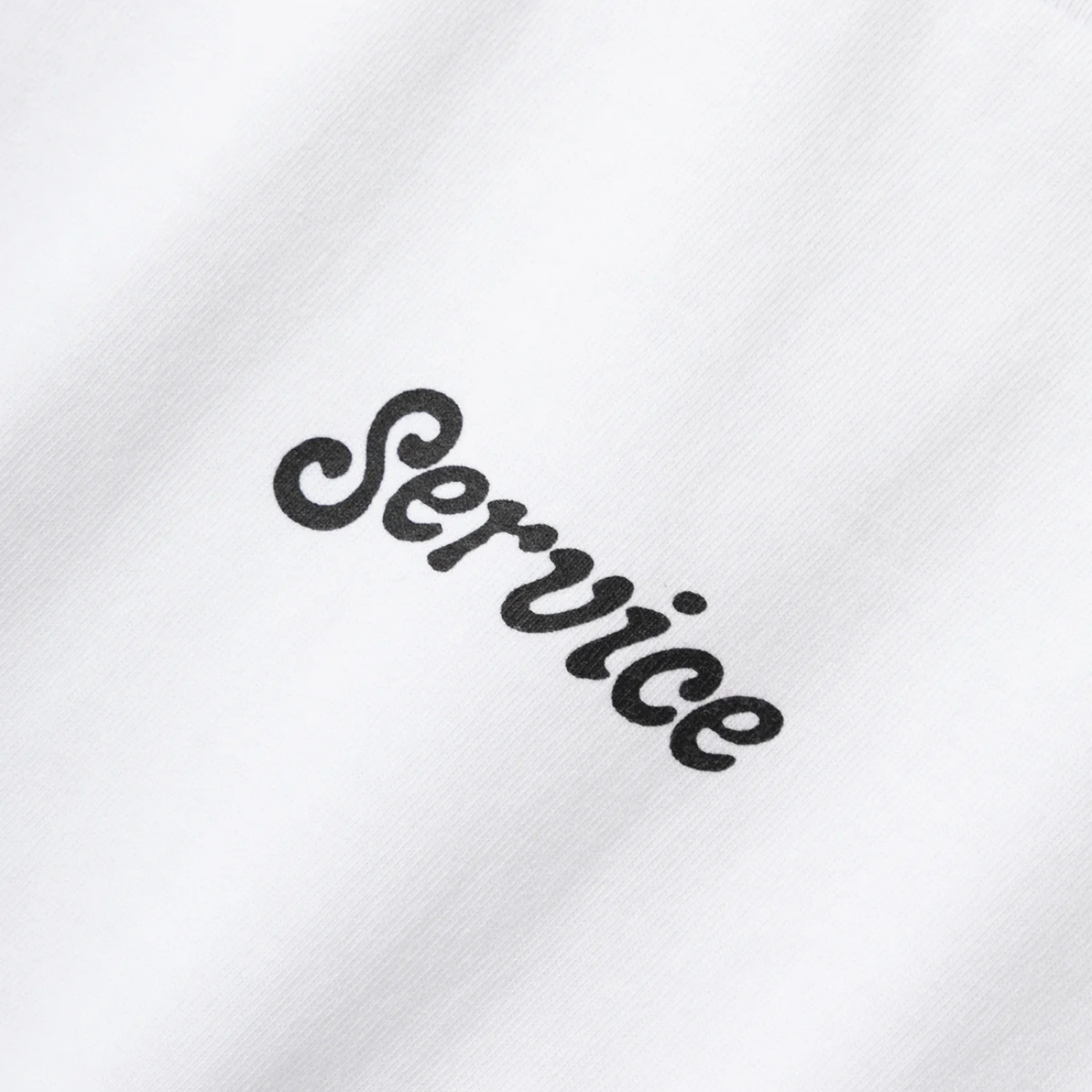 SERVICE WORKS SERVICE LOGO T-SHIRT - WHITE